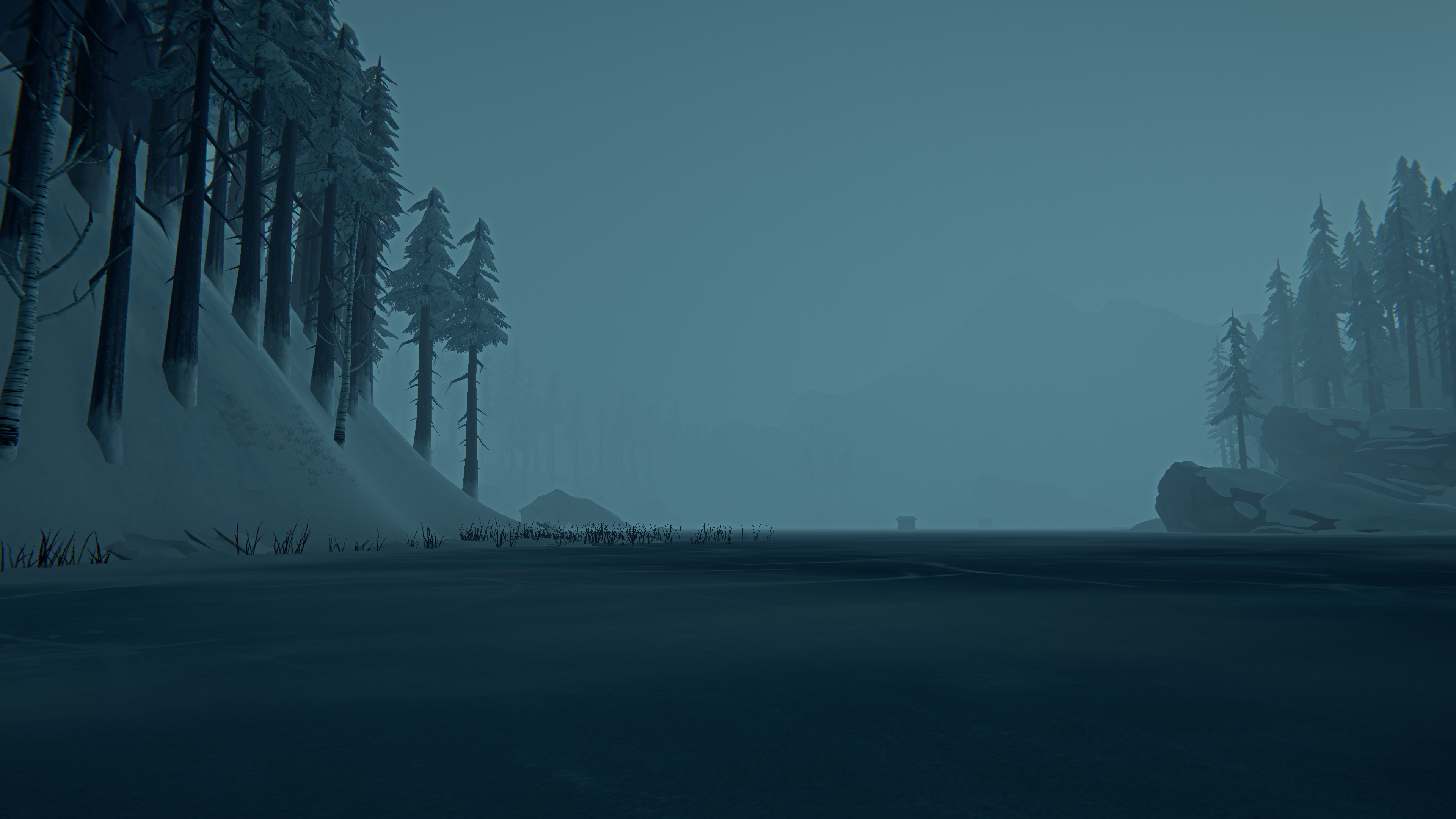 The Long Dark PC Gaming Video Games Video Game Landscape Survival Screen Shot Mist Video Game Art Na 3840x2160
