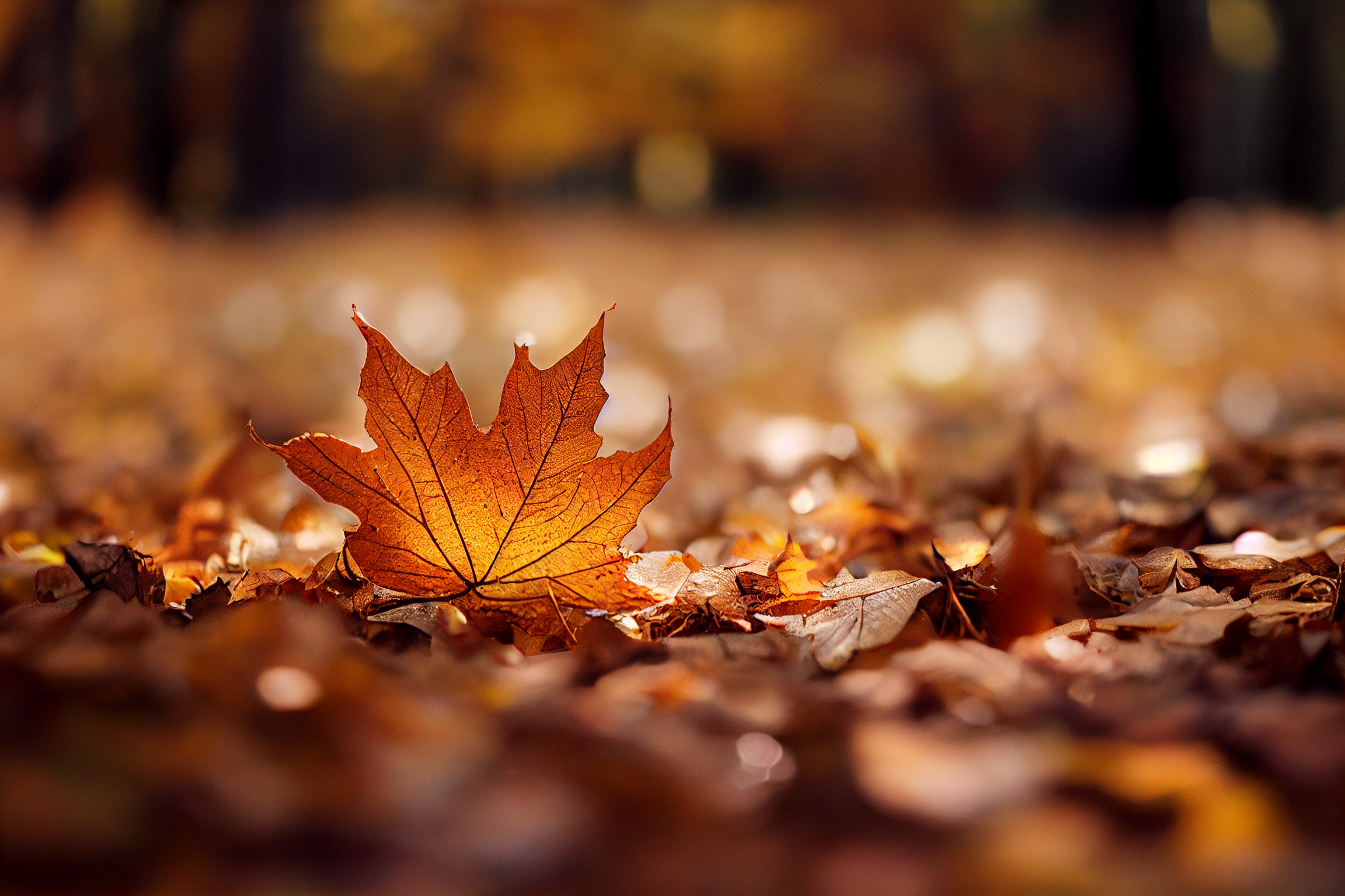 Leaves Fall Fallen Leaves Depth Of Field Photography Nature 2304x1536