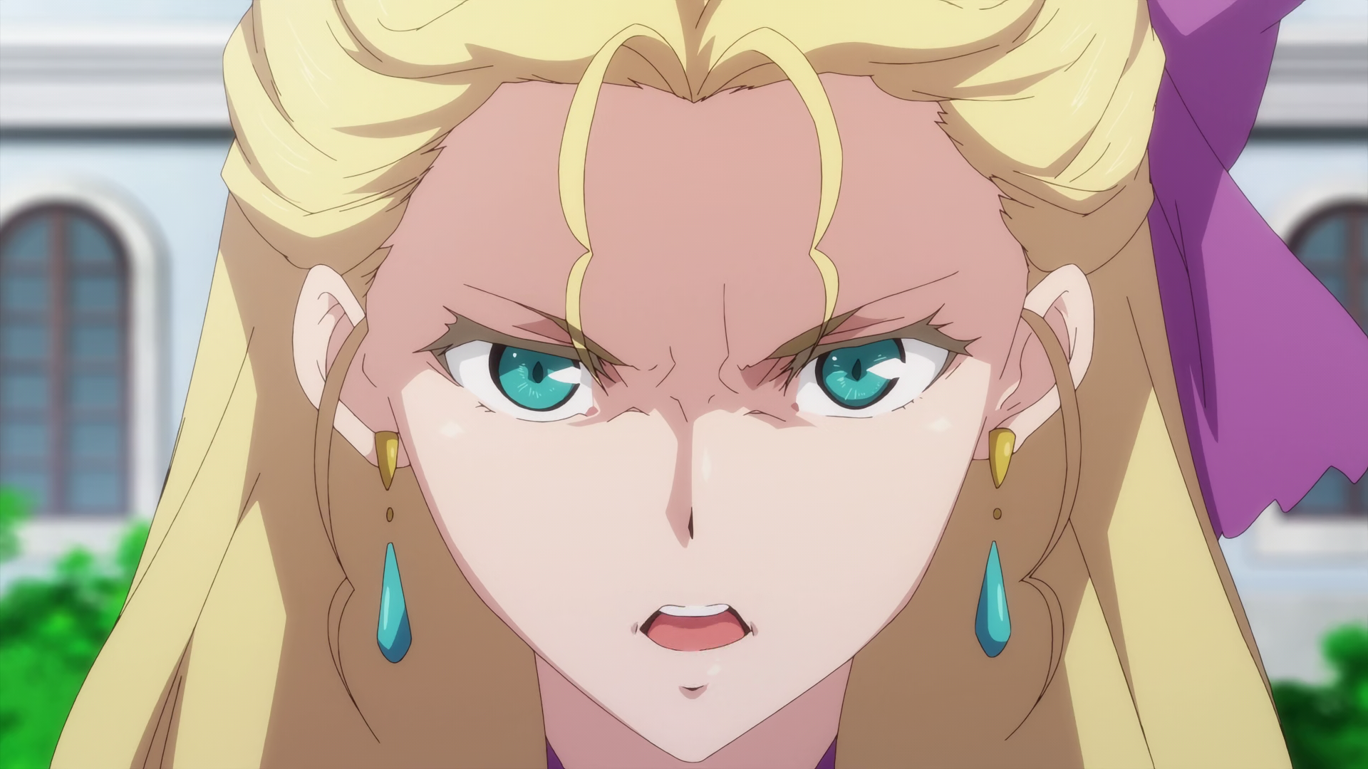 Anime Girls Anime Screenshot Blue Eyes Blonde Earring Angry The Saints Magic Power Is Omnipotent Eli 1920x1080