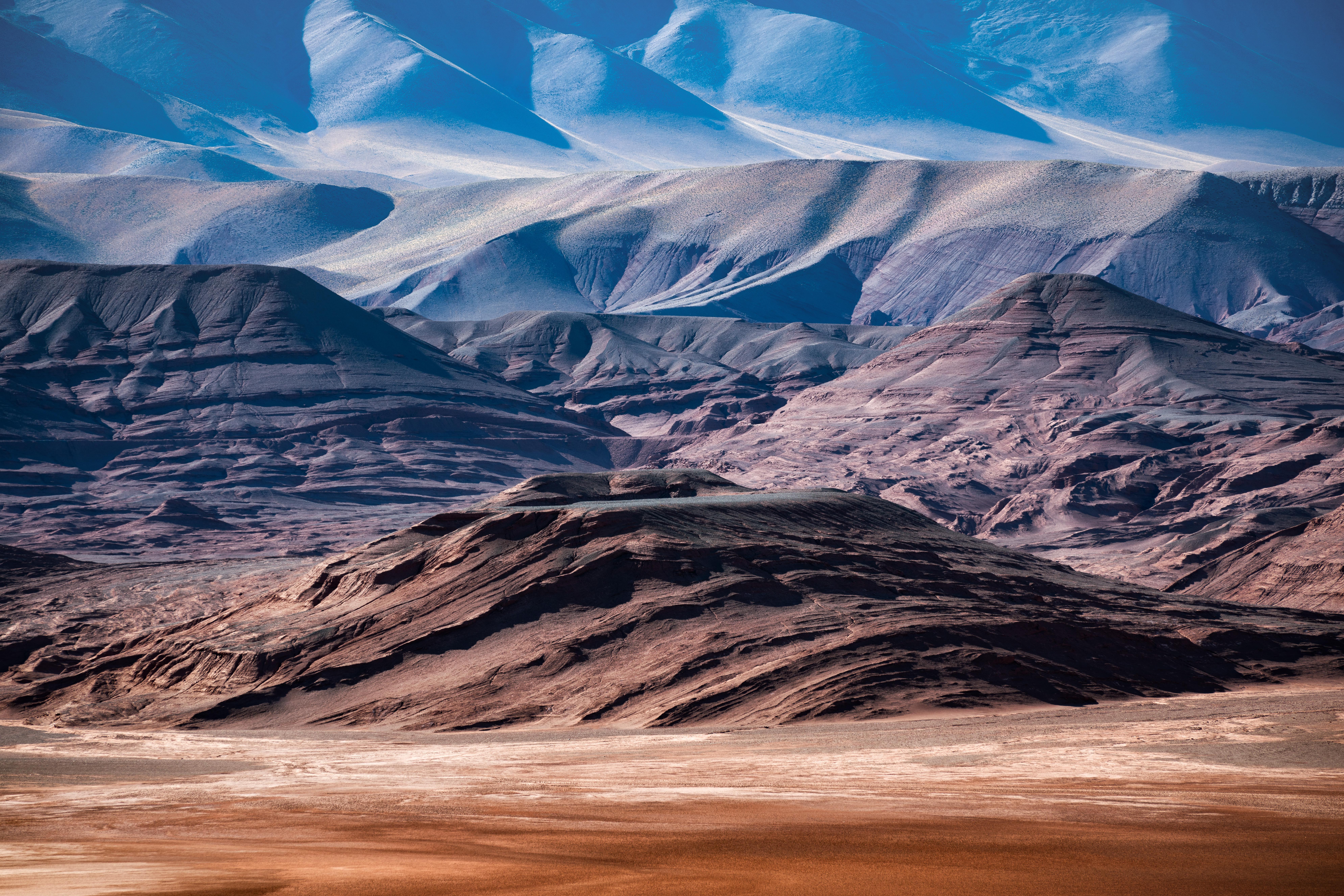 Argentina Desert Landscape Hills Nature Mountains 7952x5304
