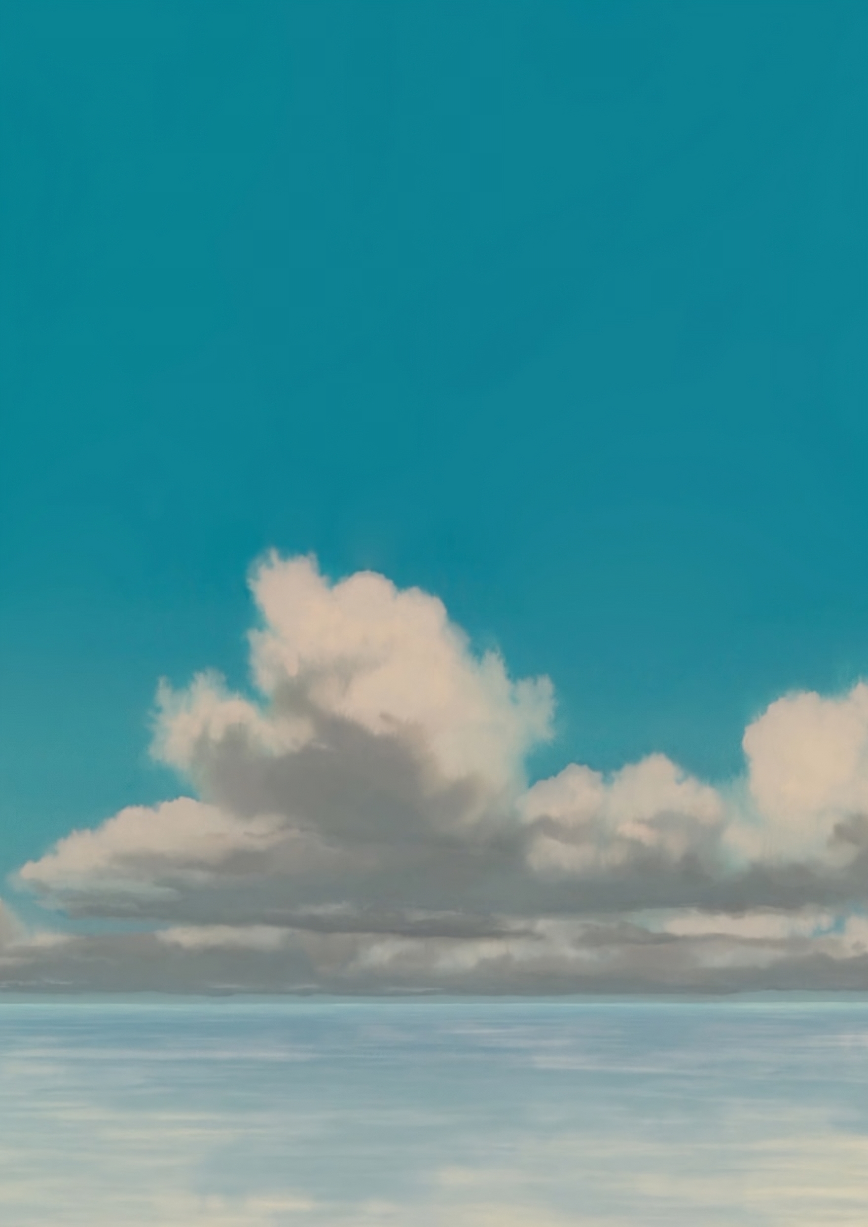 Sky Landscape Mountains Ocean View Portrait Display Clouds 1760x2486