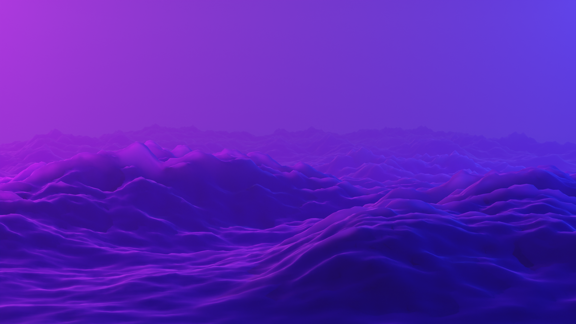 3D Abstract Abstract Blender Blue Purple Simple Background Minimalism 1920x1080