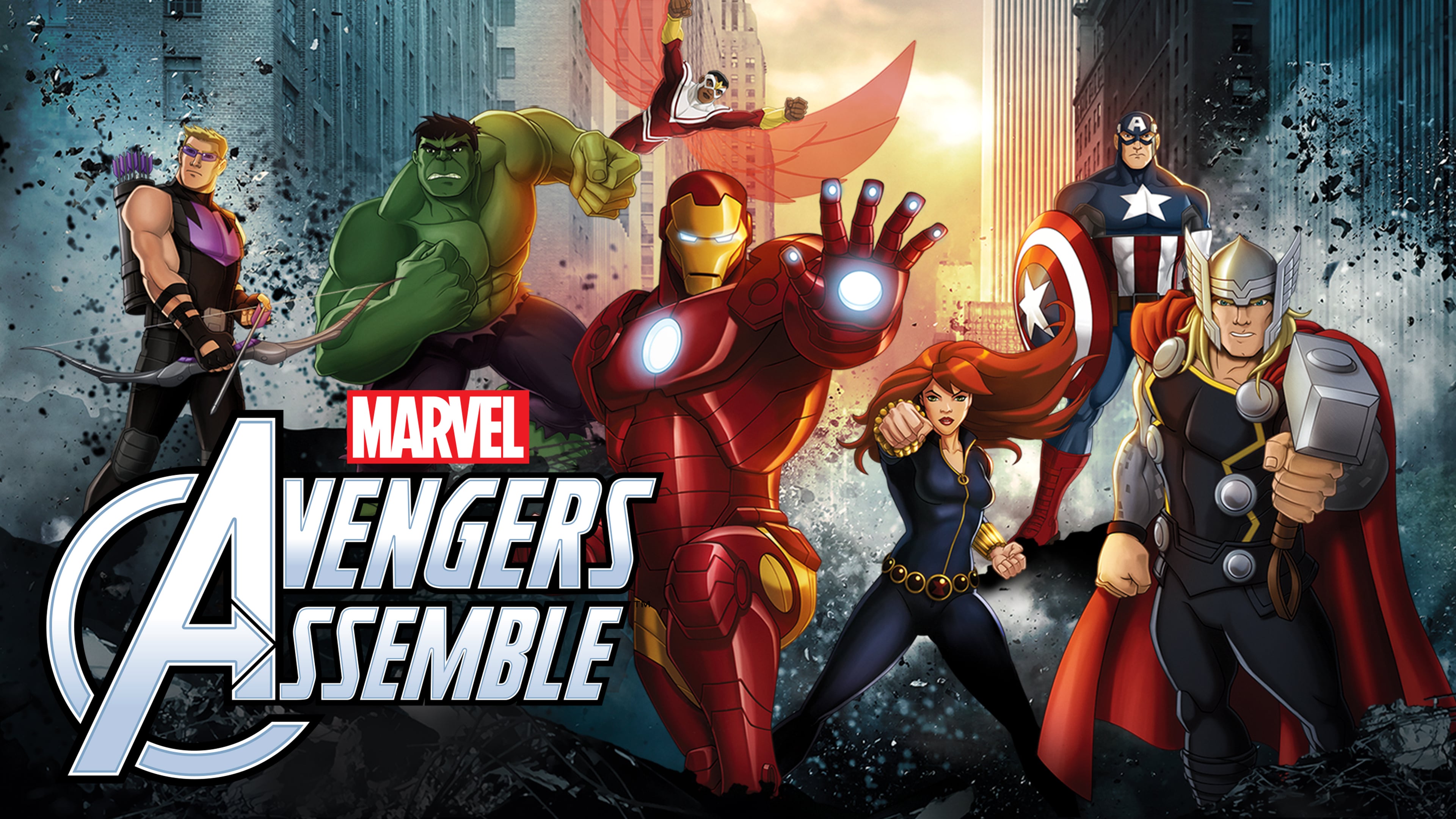 Avengers Hawkeye Thor Iron Man Hulk Falcon Marvel Comics Clint Barton Black Widow Captain America To 3840x2160