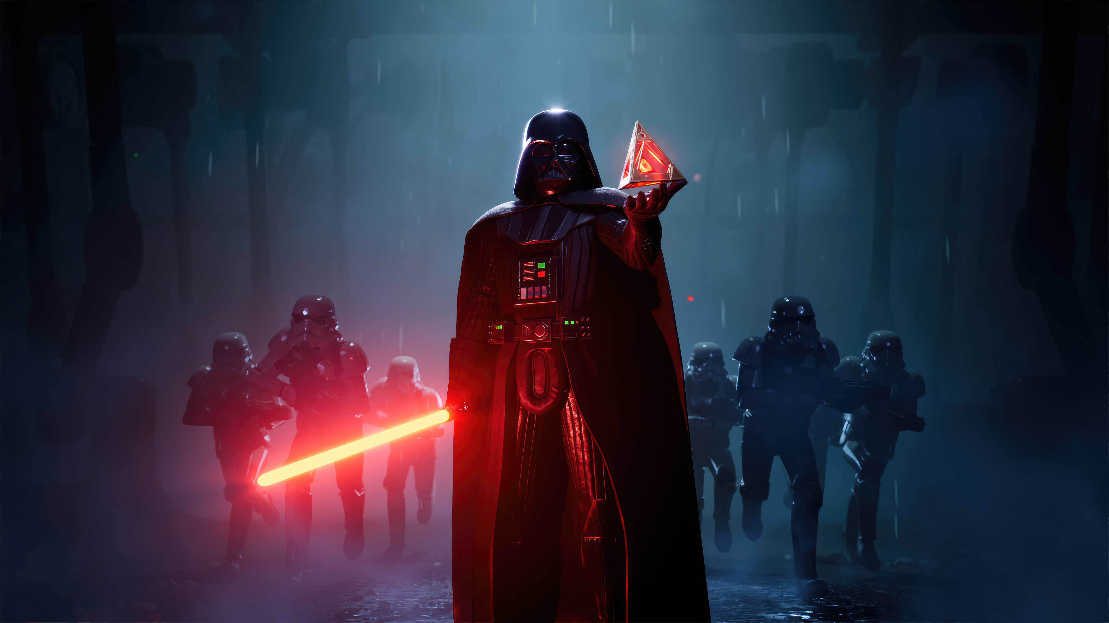Darth Vader Star Wars Lightsaber Stormtrooper Imperial Stormtrooper E 11 Blaster Rifle Fortnite Anak 3840x2158