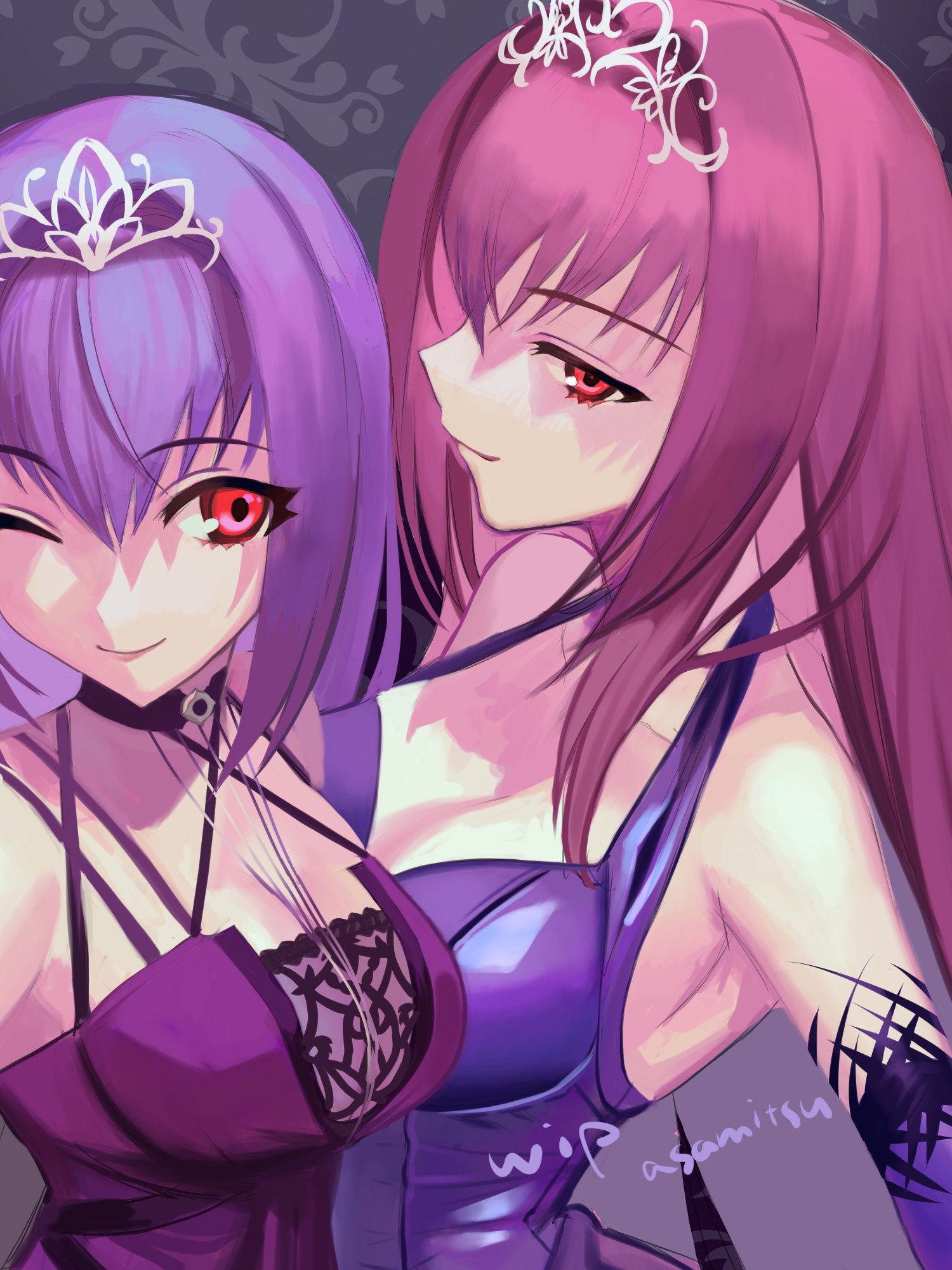 Anime Anime Girls Fate Series Fate Grand Order Artwork Digital Art Fan Art Scathach Scathach Skadi P 1500x2000