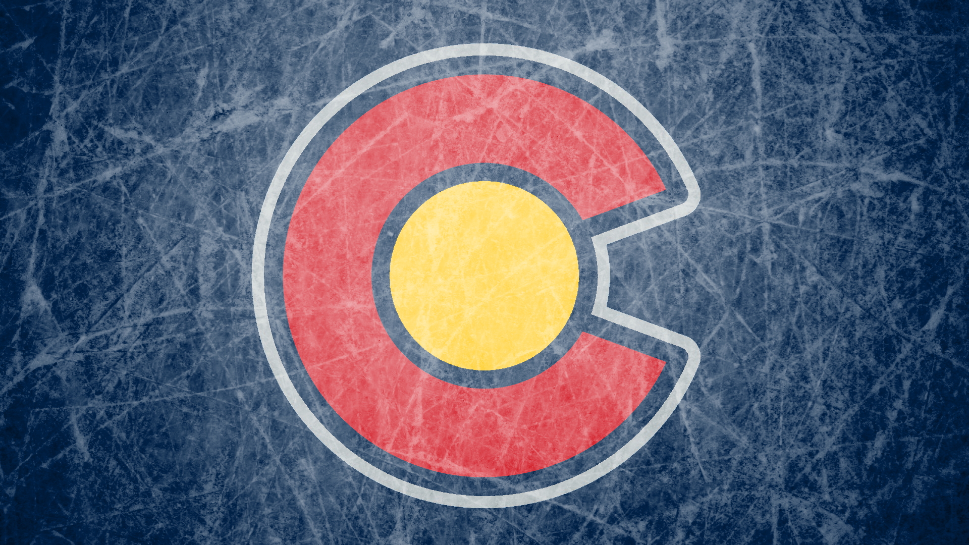 Colorado Avalanche NHL Reverse Retro Hockey Ice Hockey Logo Minimalism Simple Background 1920x1080