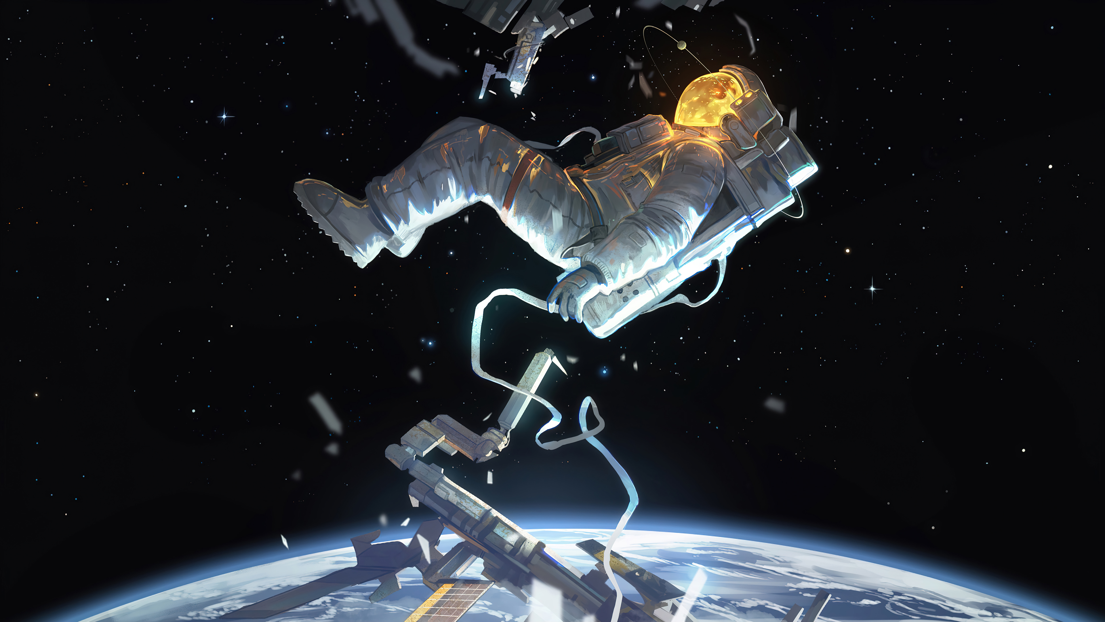 Sci Fi Astronaut 3840x2160