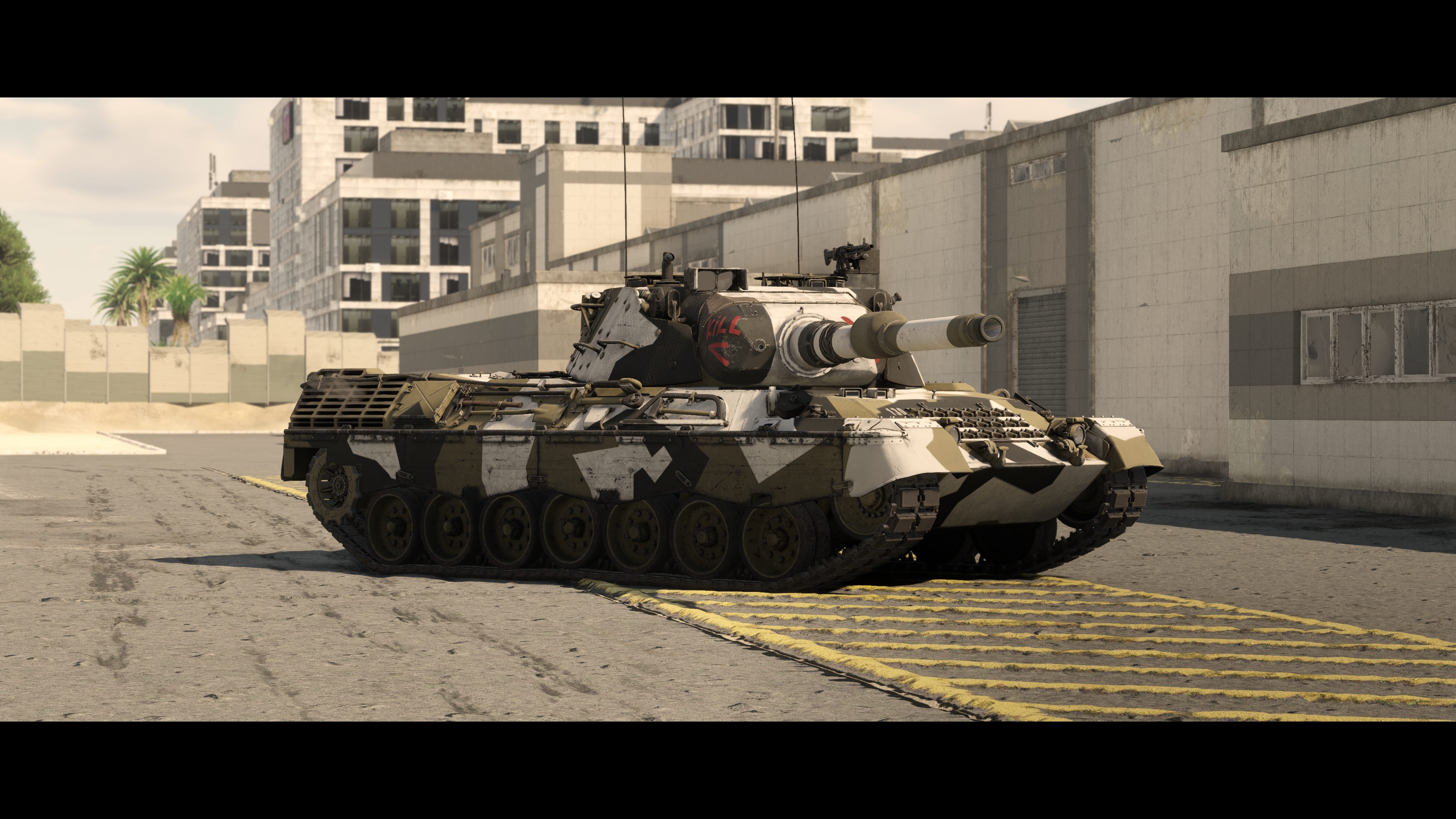 War Thunder Leopard 1 Leopard 1A1 L44 City Tank Germany Video Games CGi Military Vehicle 3840x2160