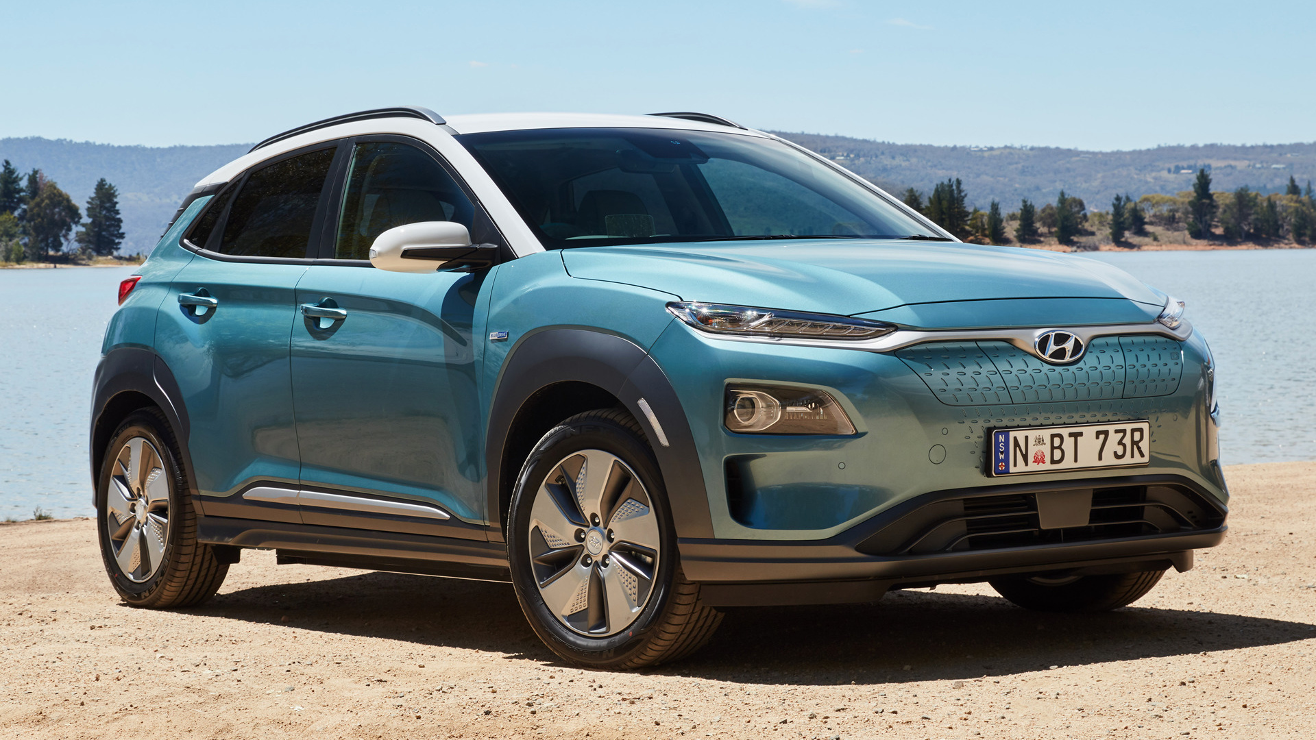 Vehicles Hyundai Kona Electric 1920x1080