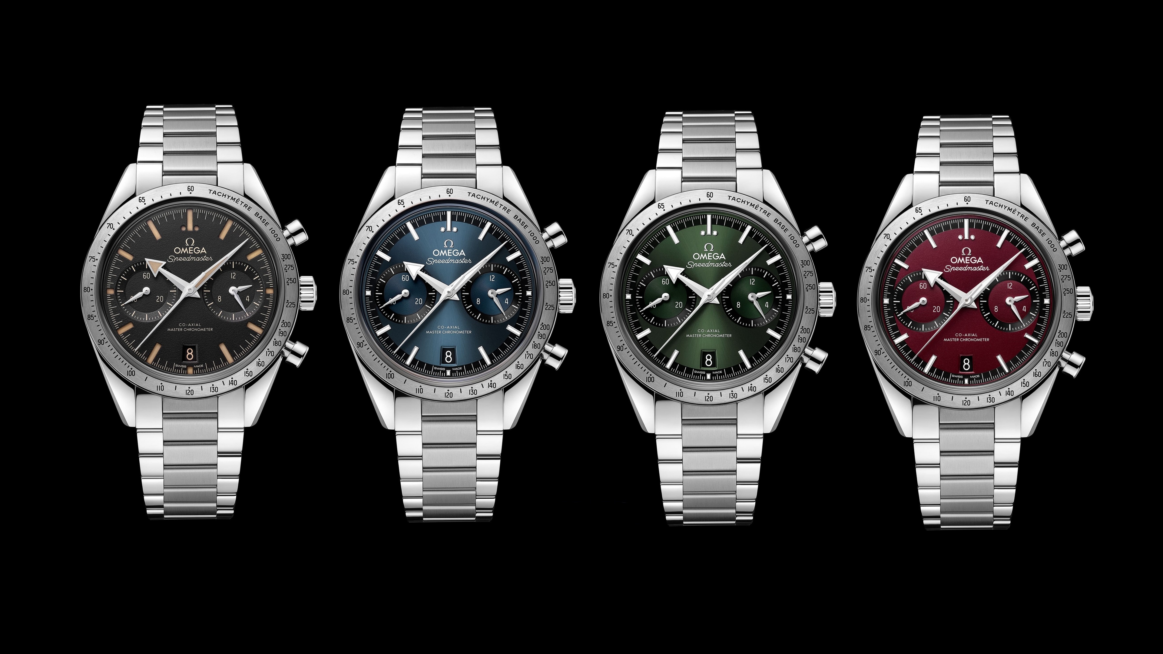 Luxury Watches Wristwatch Omega Watch Watch Simple Background Black Background Minimalism 3840x2160