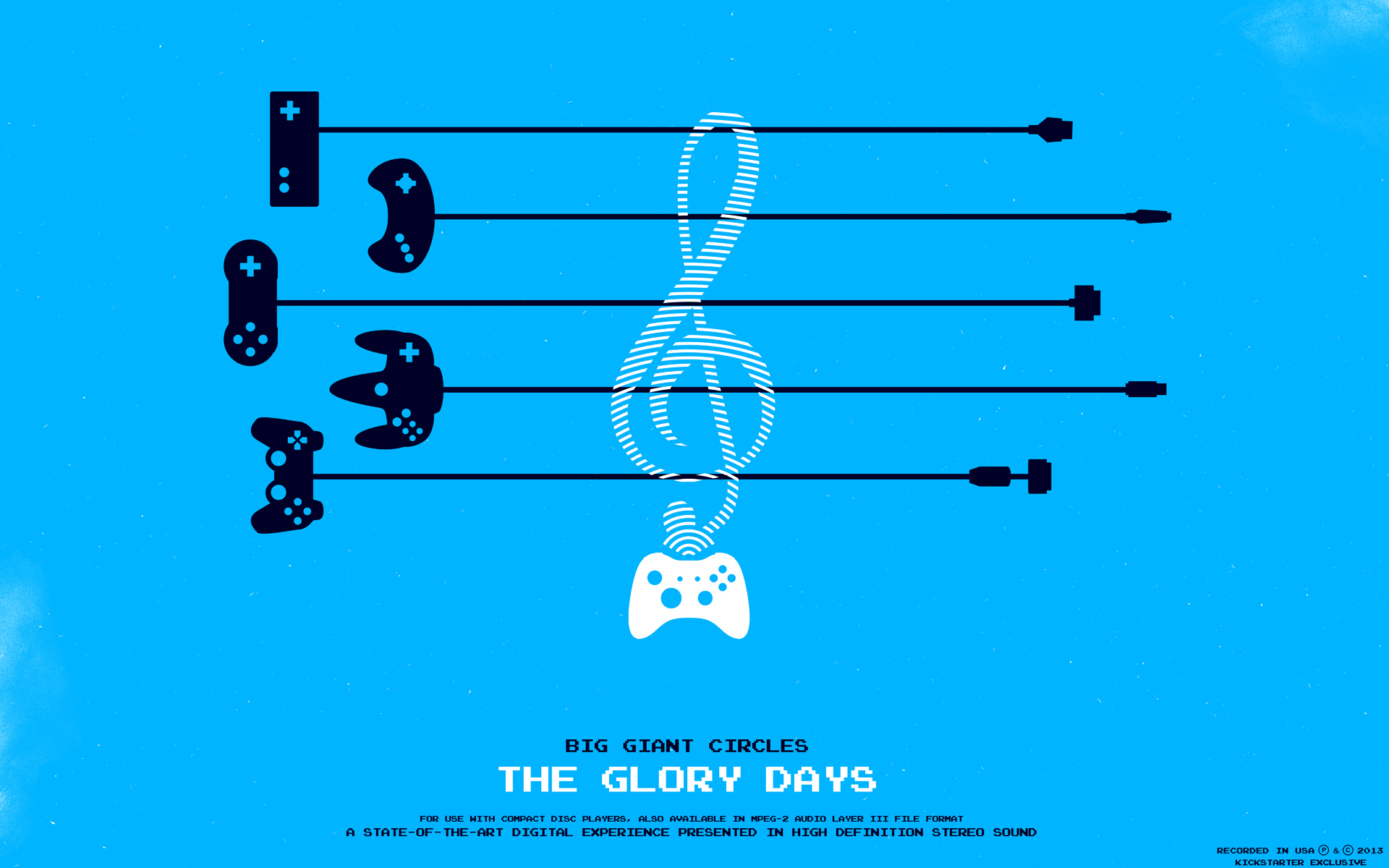 Big Giant Circles The Glory Days Music Blue Background Controllers Watermarked 1920x1200