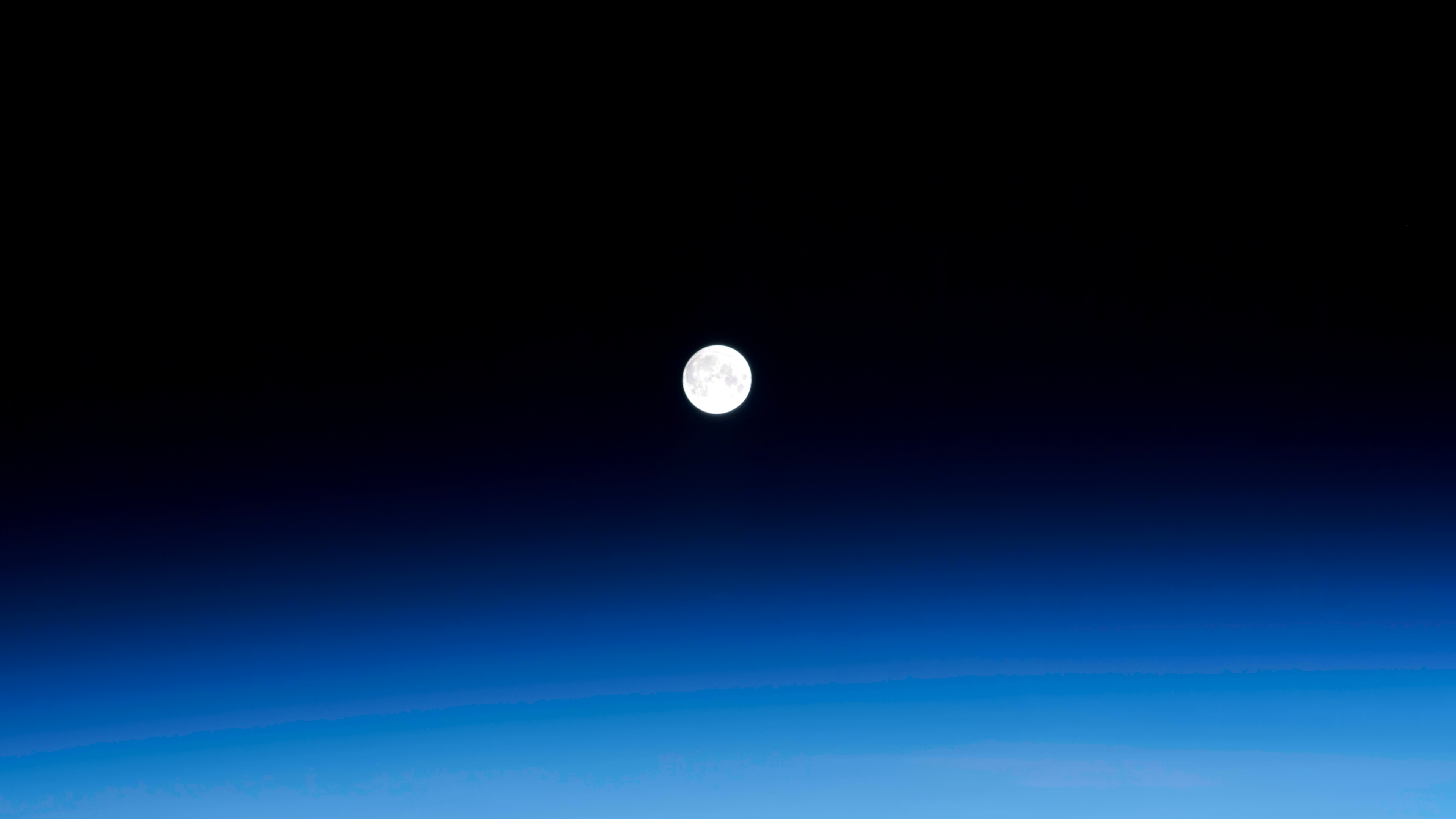 A Beautiful Planet Movies Film Stills Space Moon Minimalism Simple Background 3840x2160
