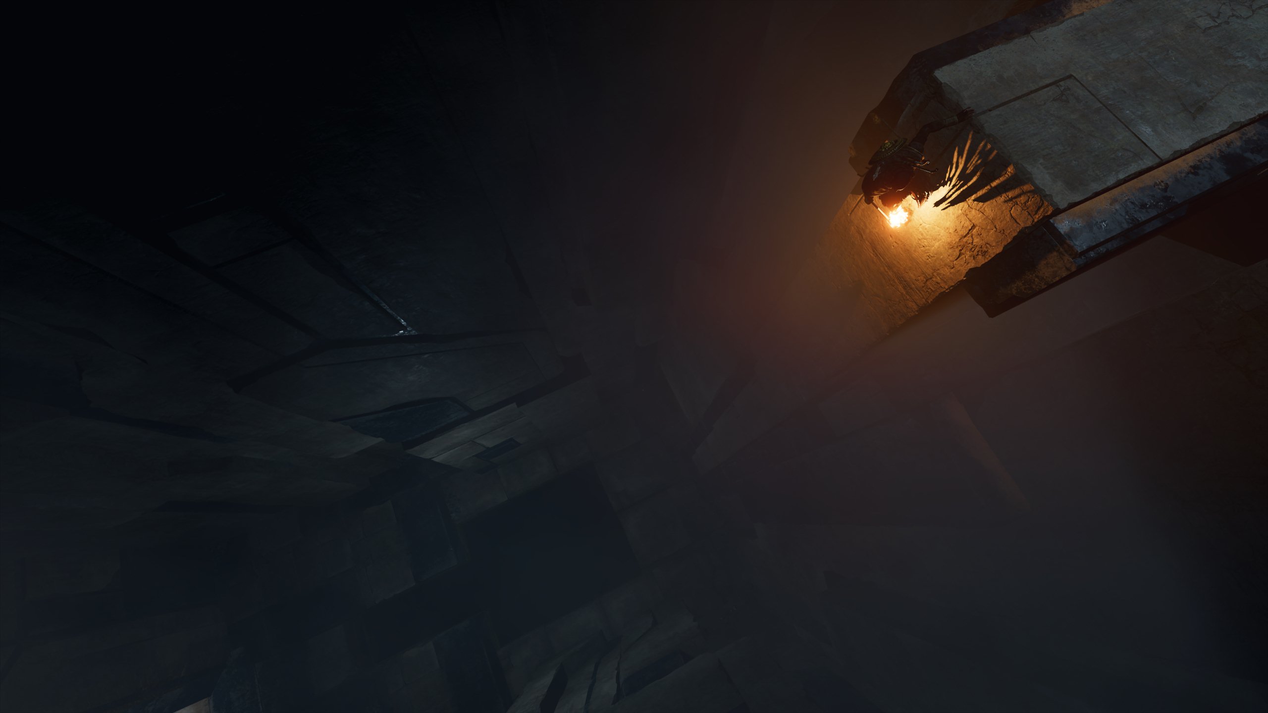 Assassins Creed Origins Tomb Screen Shot Dark Video Games 2560x1440