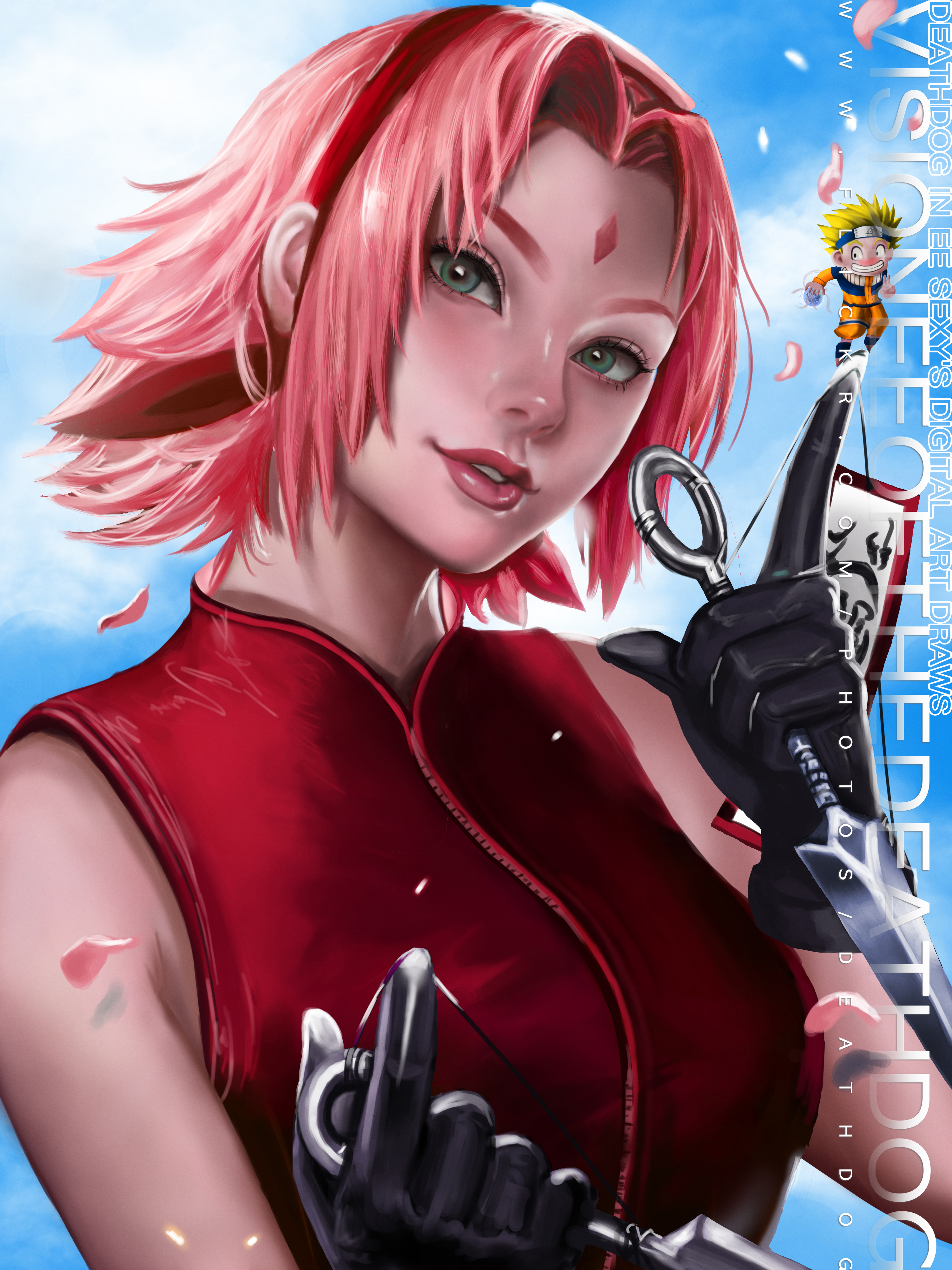 Sakura Haruno coloring pages  Print and Color  WONDER DAY  Coloring  pages for children and adults
