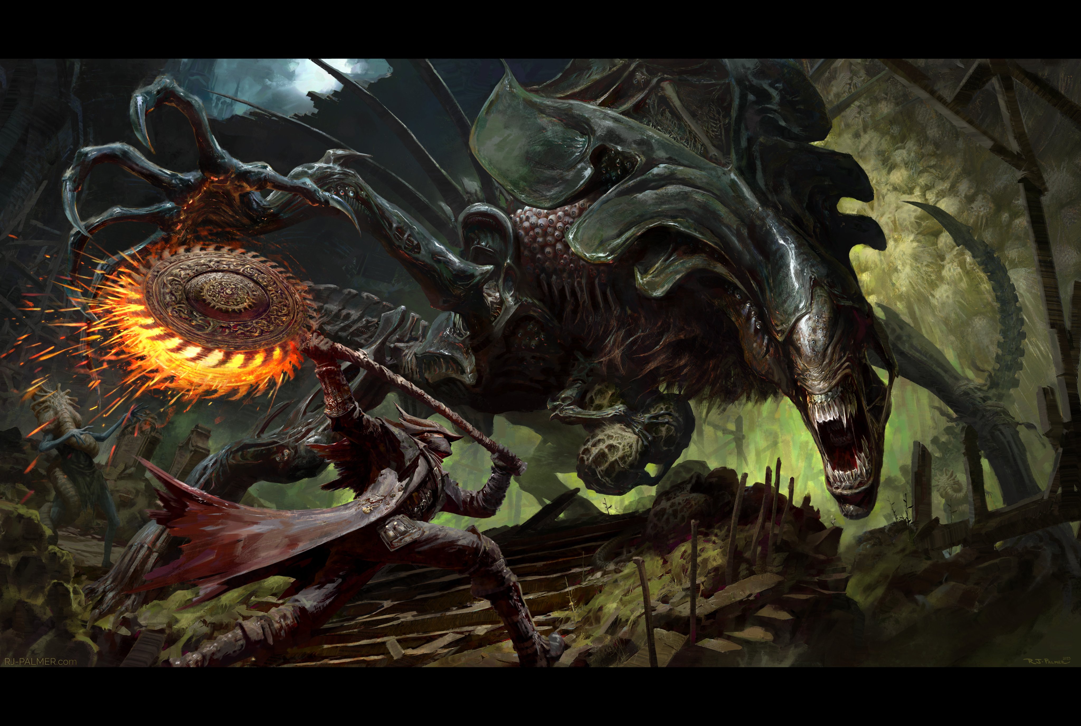 Bloodborne Artwork Video Game Art Video Games Weapon Creature Aliens 4096x2749