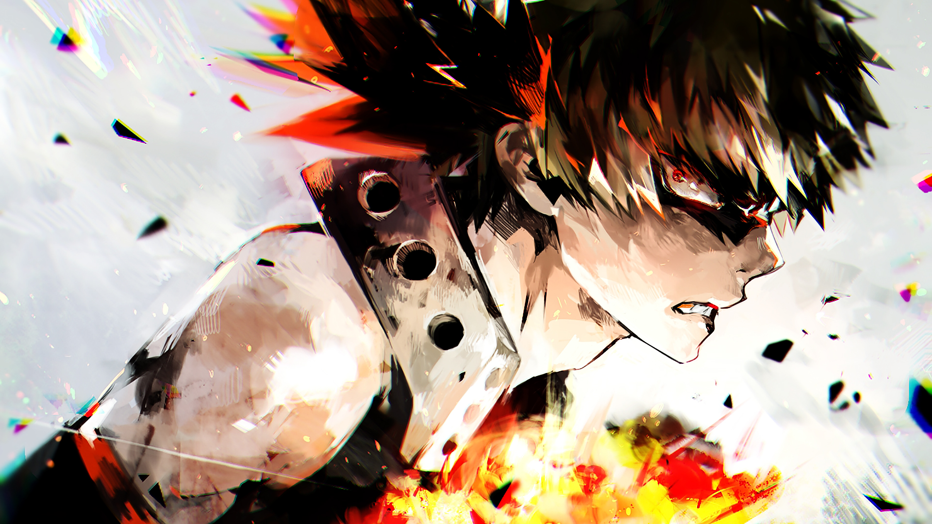 Boku No Hero Academia Katsuki Bakugou Bakug Katsuki Anime Anime Boys Mask 1920x1080