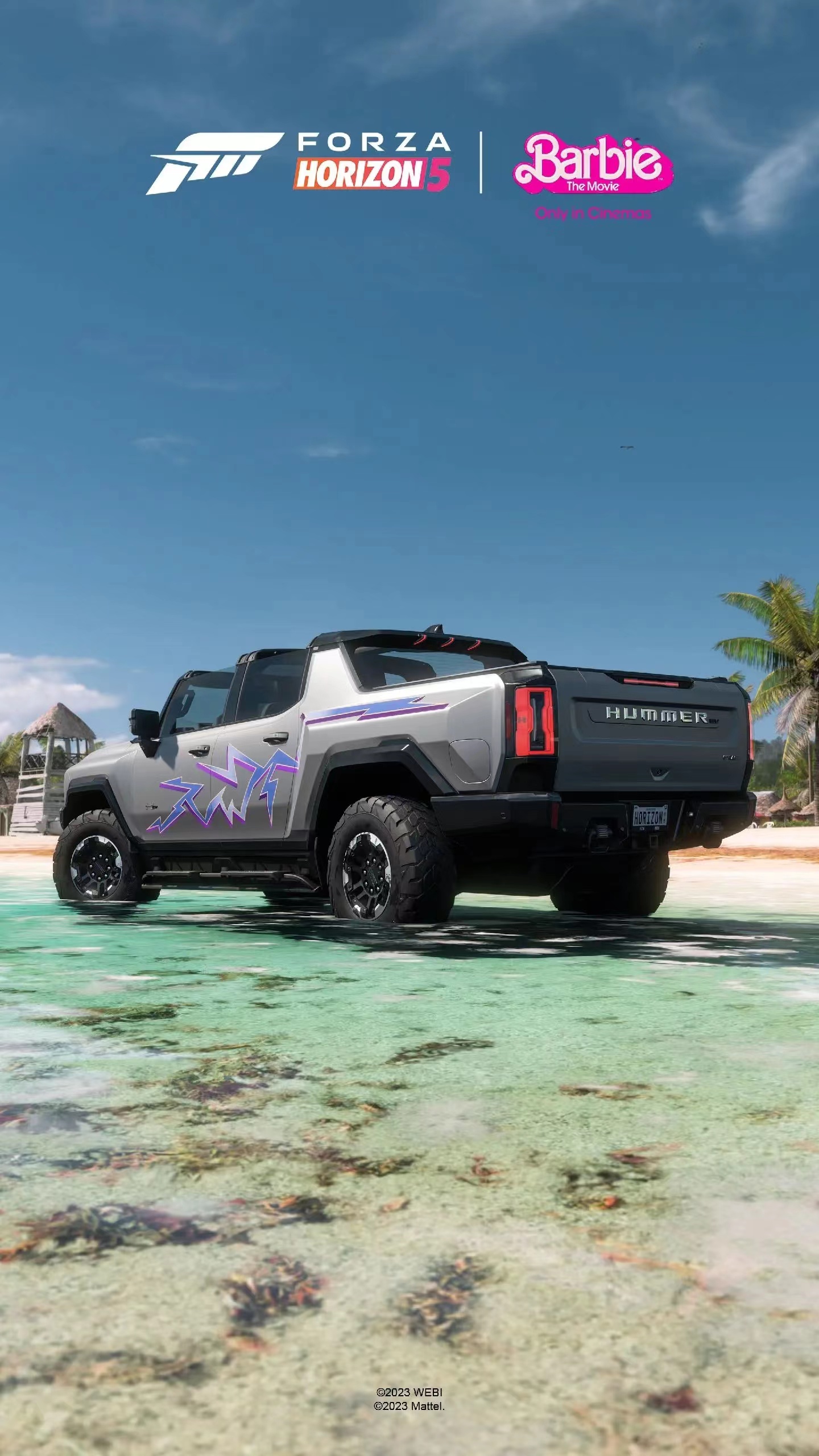 Forza Horizon 5 Xbox Game Studios PlaygroundGames Hummer Pickup Trucks Electric Car American Cars GM 1440x2560
