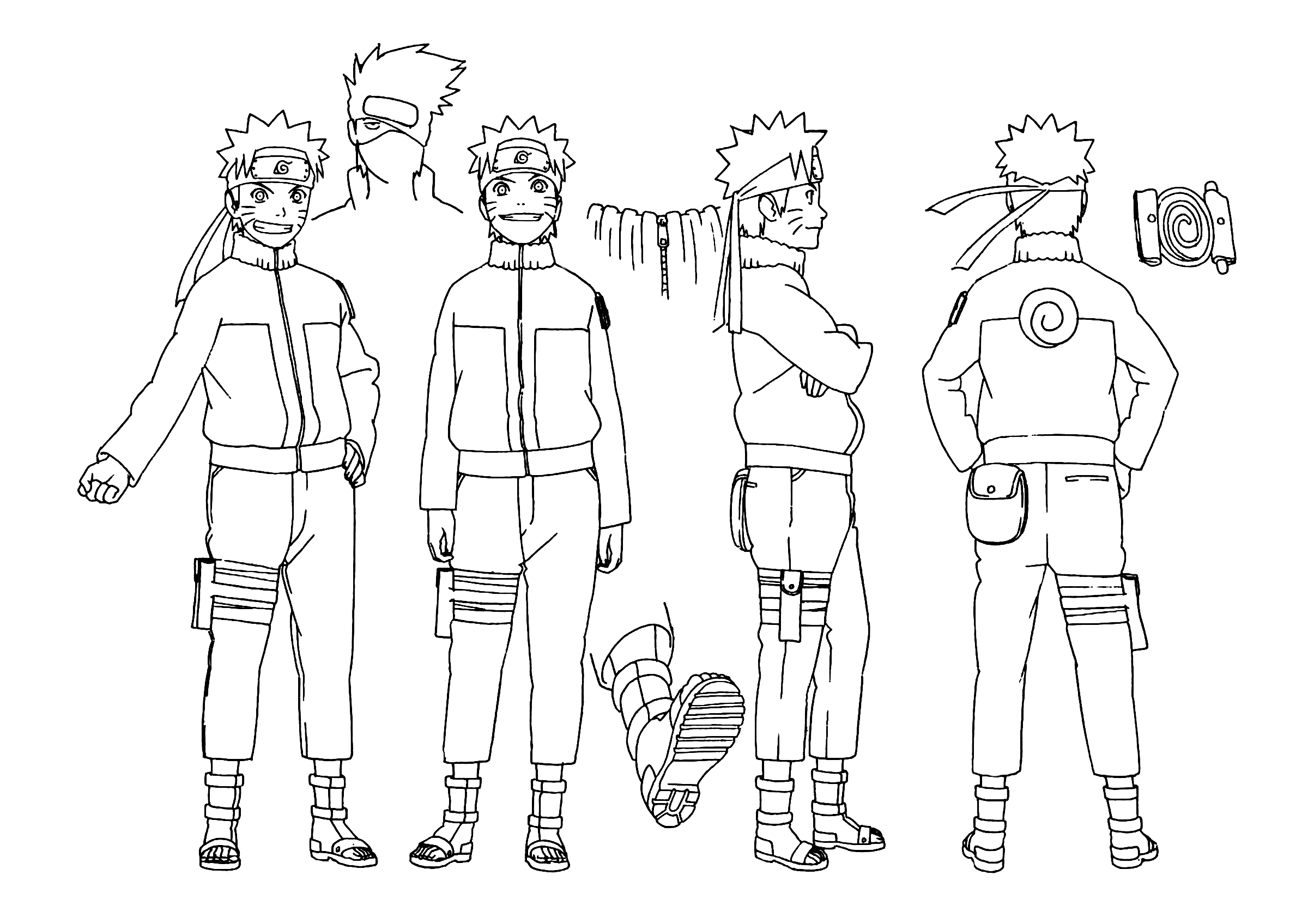 Naruto Anime Outline Naruto Shippuuden Anime Boys Uzumaki Naruto Hatake Kakashi 2400x1696
