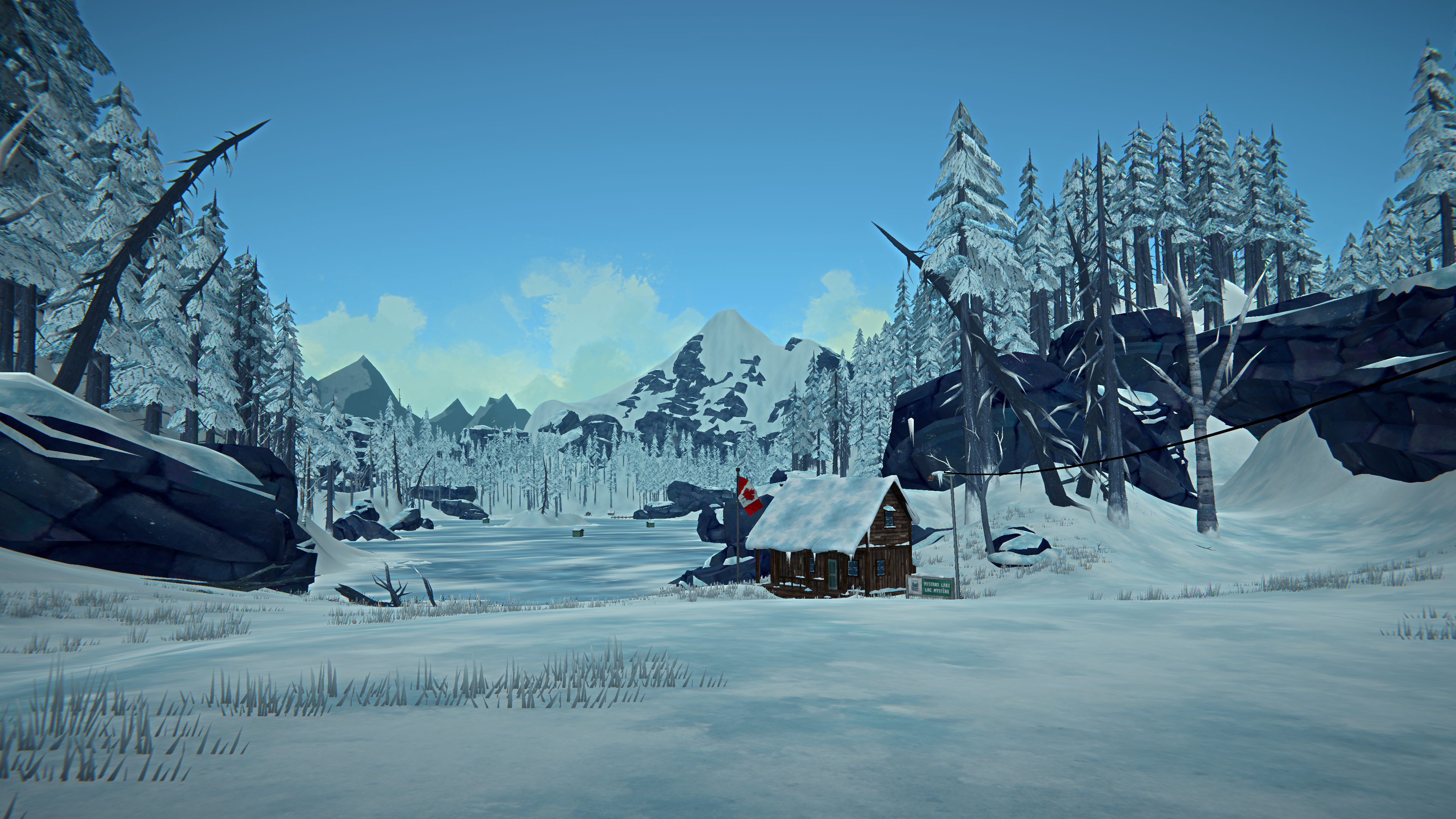 The Long Dark Screen Shot Video Game Landscape Snow Survival Video Games Nature 3840x2160