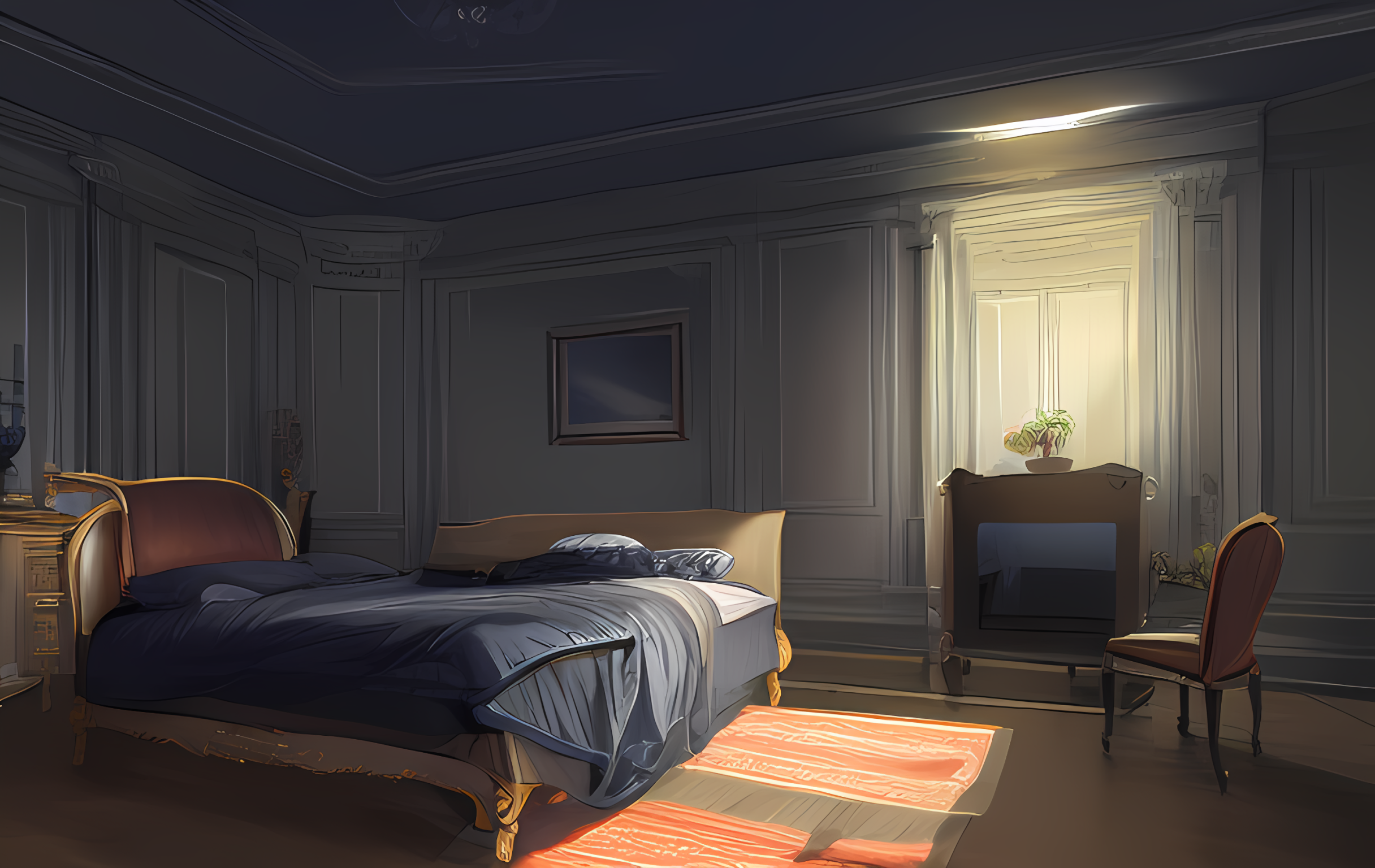 Room Afternoon Relaxation Warm Light 2432x1536