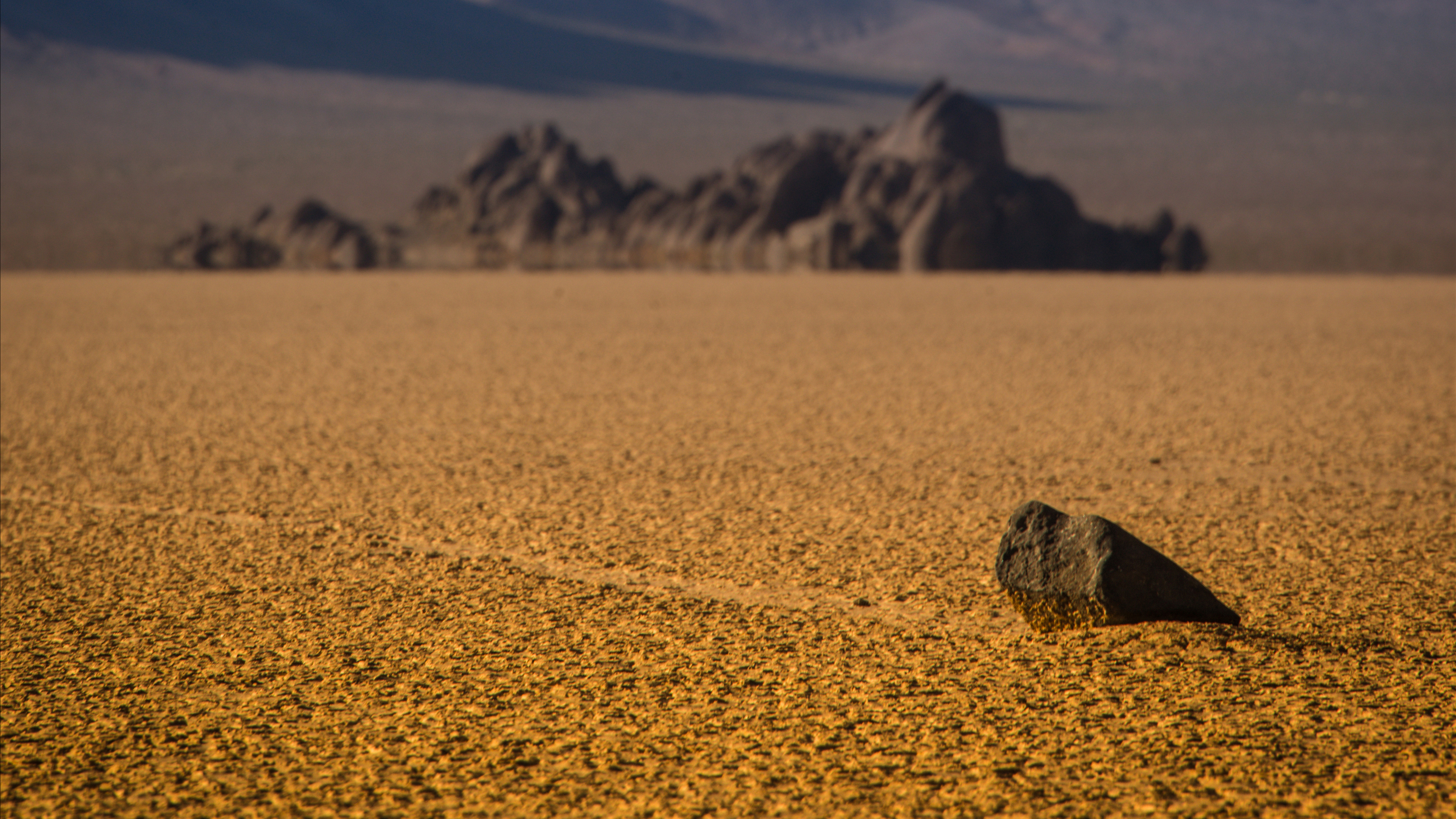 Landscape 4K Desert Death Valley Mojave Desert Rocks Sand 3840x2160