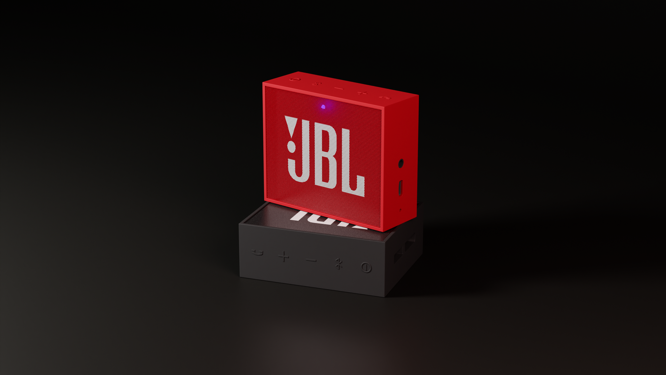 JBL Gray Background Speakers Minimalism Simple Background 2560x1440