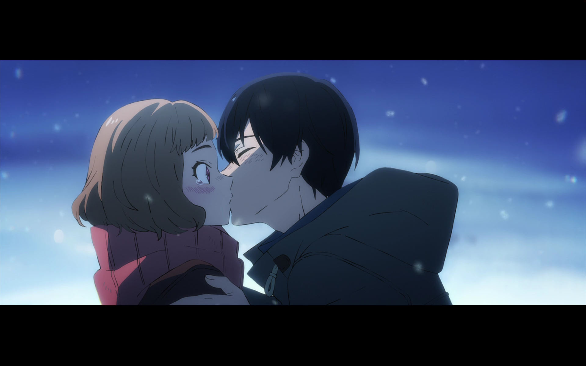 Anime Films Movie Characters Kissing Snow Movie Screenshots Anime Girls Anime Boys Anime Screenshot  1920x1200