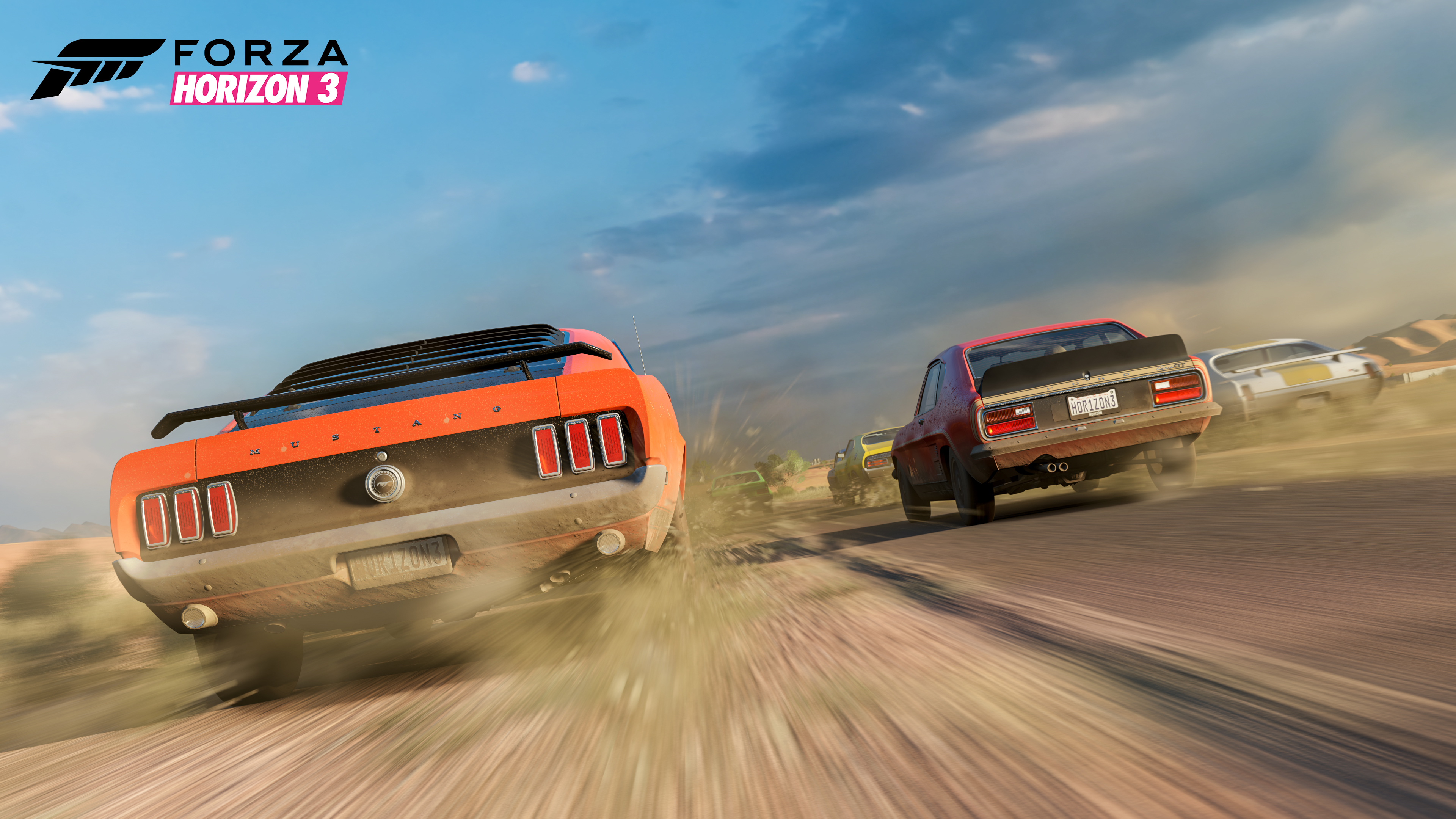 Forza Horizon 3 Video Games CGi Logo Road Car Racing Race Cars 3840x2160