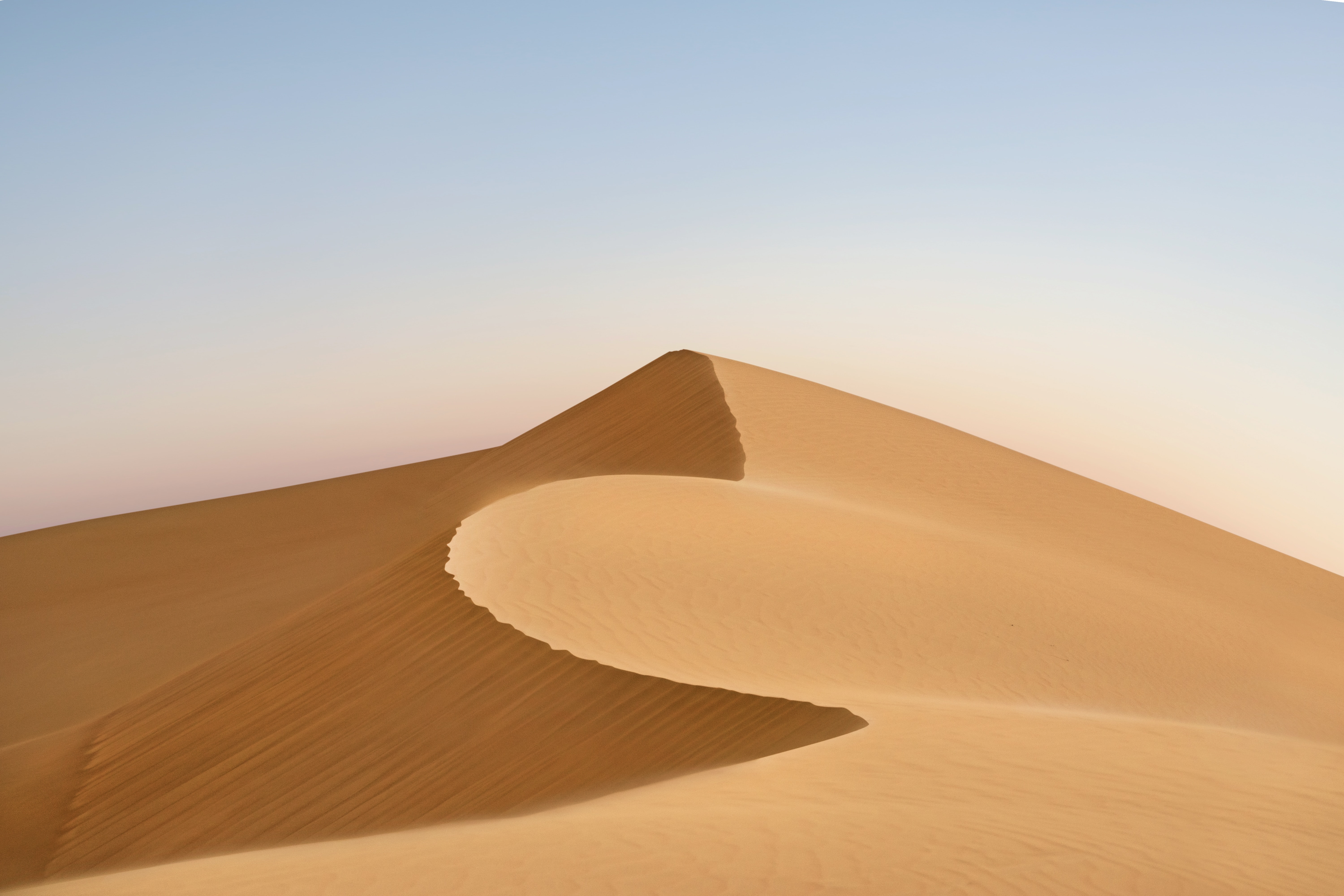 Desert Nature Dunes United Arab Emirates Sky 6000x4000