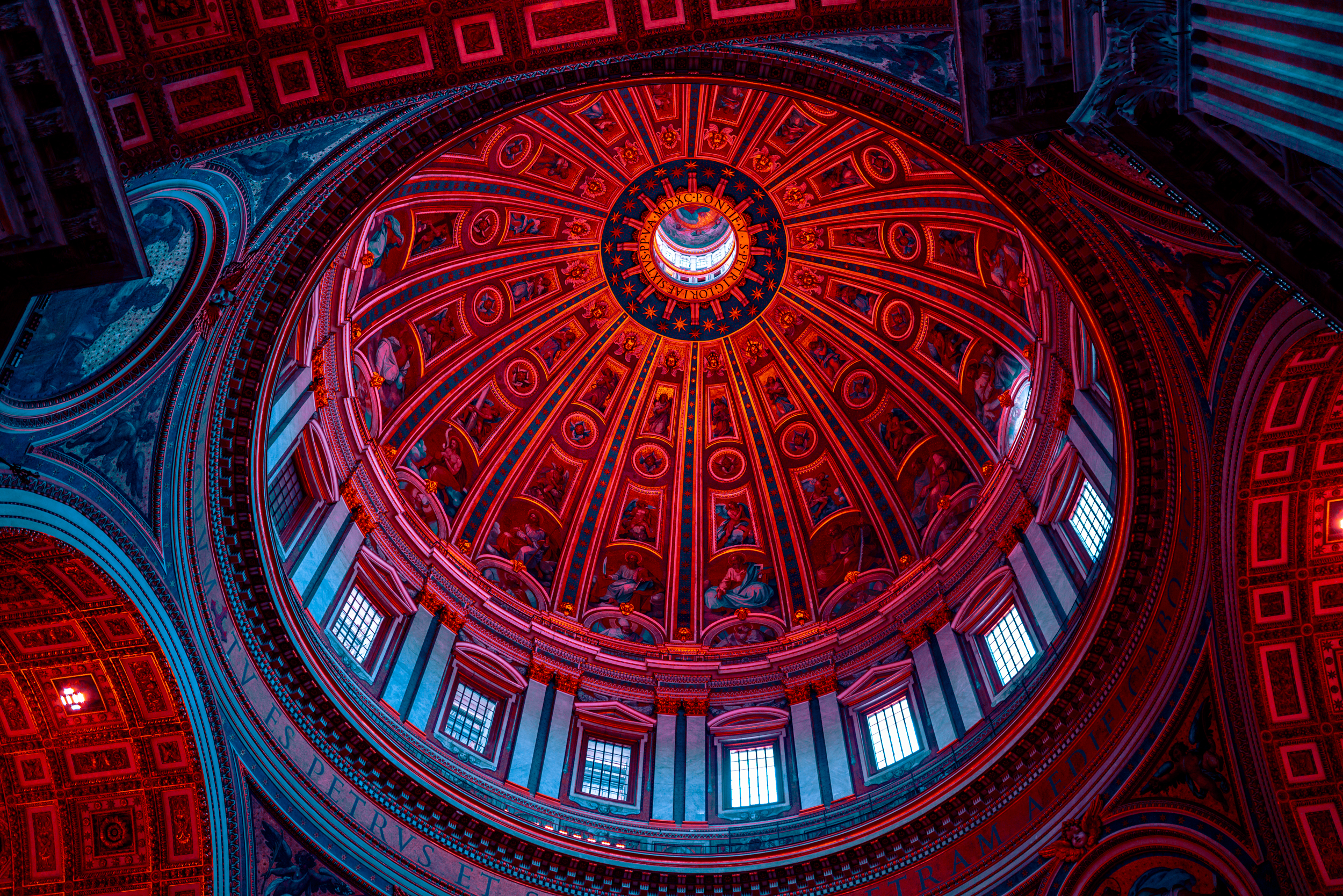 Photography Interior Architecture Vatican City Church Window Italy Dome Catholic 2500x1668