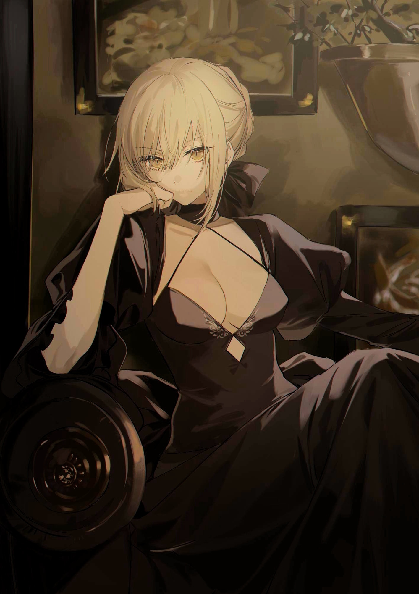 Anime Anime Girls Fate Series Blonde Yellow Eyes Saber Alter Artoria Pendragon Fate Stay Night Heave 1417x2008