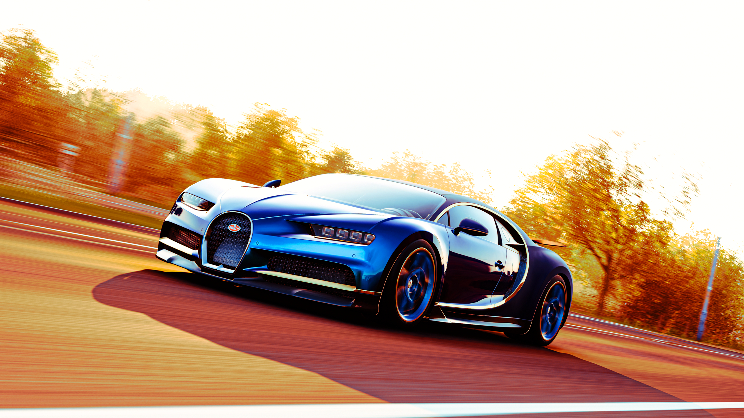 Bugatti Chiron Forza Horizon 4 Fall Car Video Games Video Game Art 2560x1440