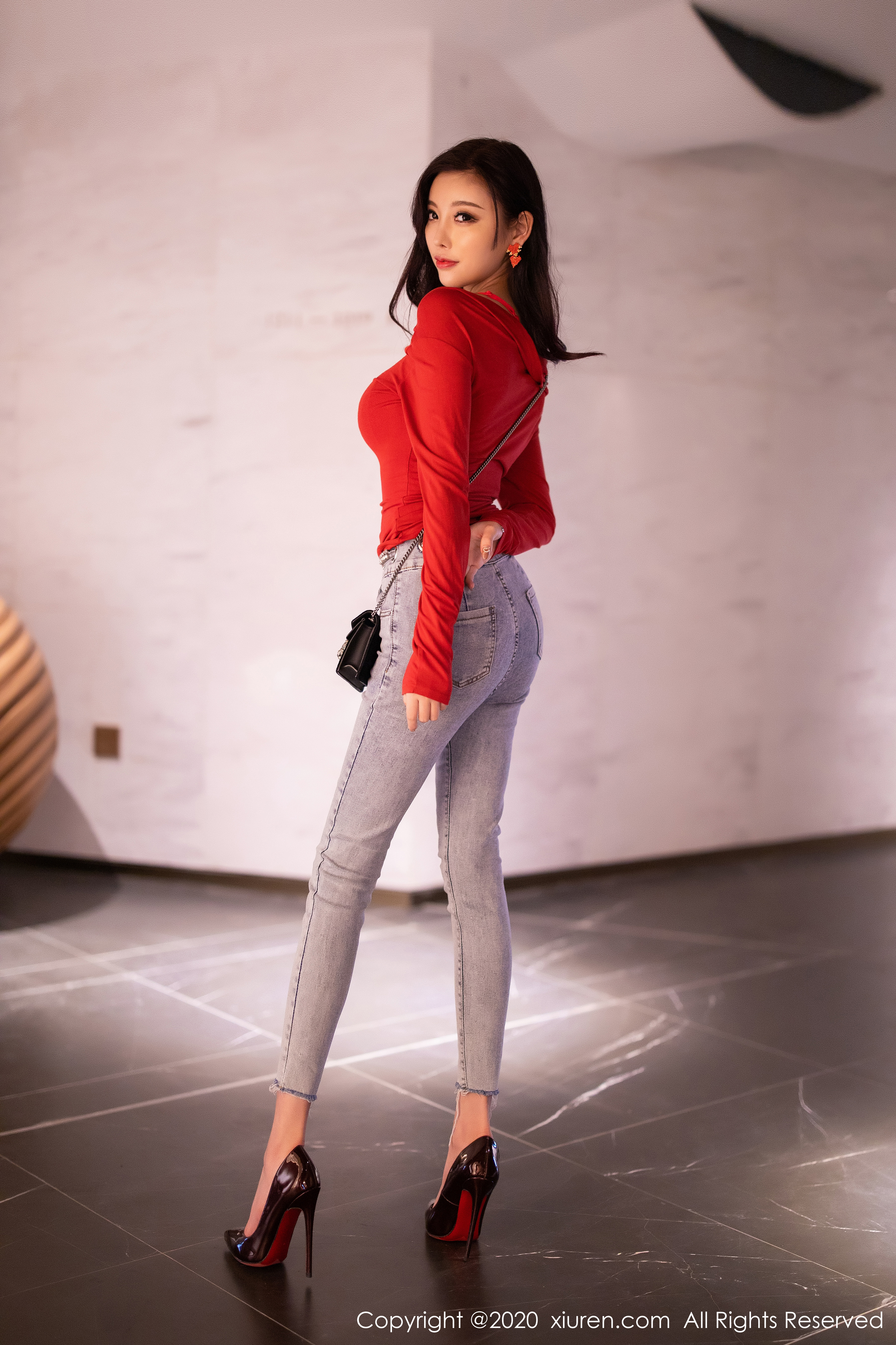 Chinese Model Asian High Heels Women 3600x5400