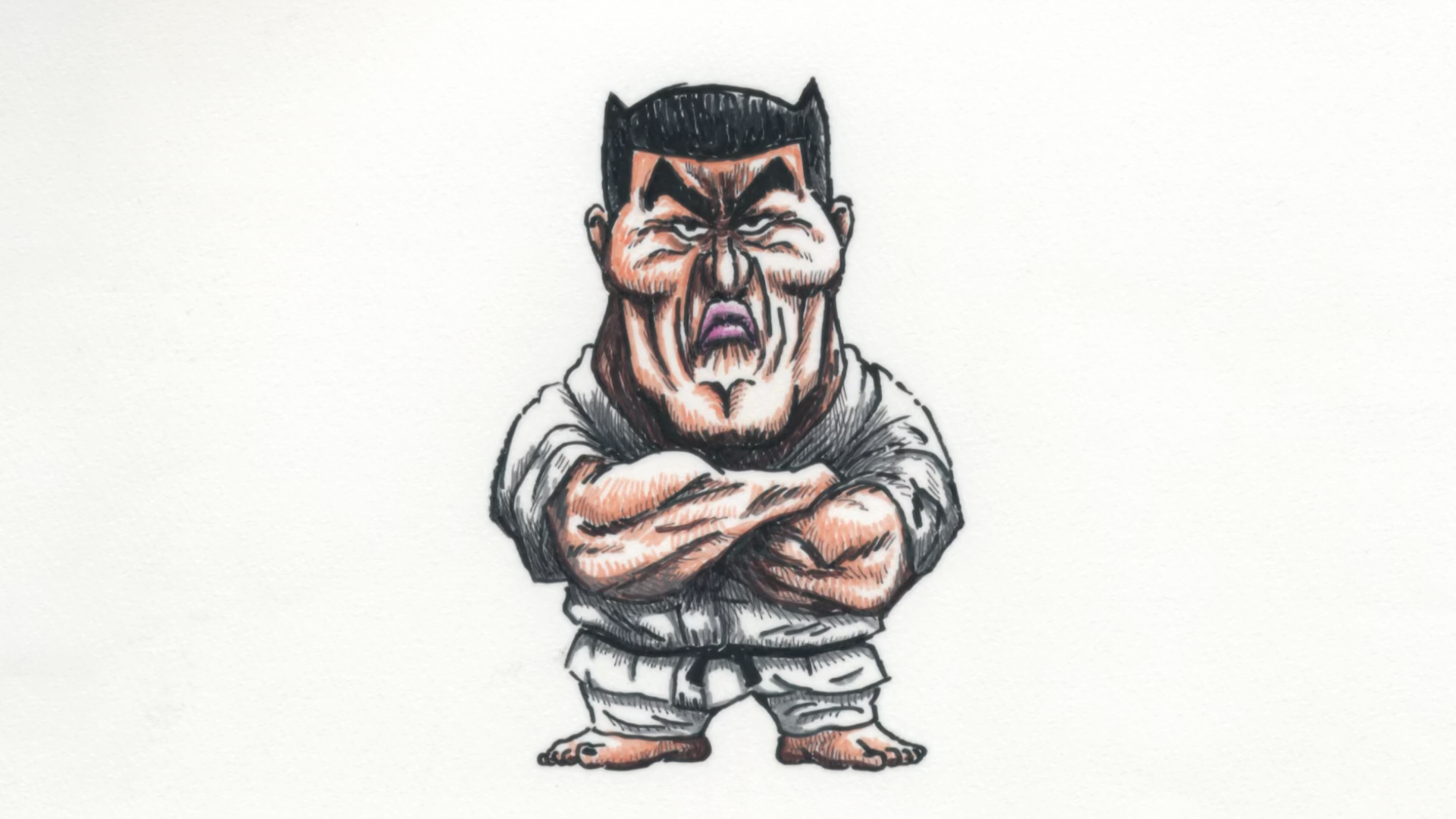 Sour Face One Punch Man One Punch Man Season 2 Chibi 1920x1080