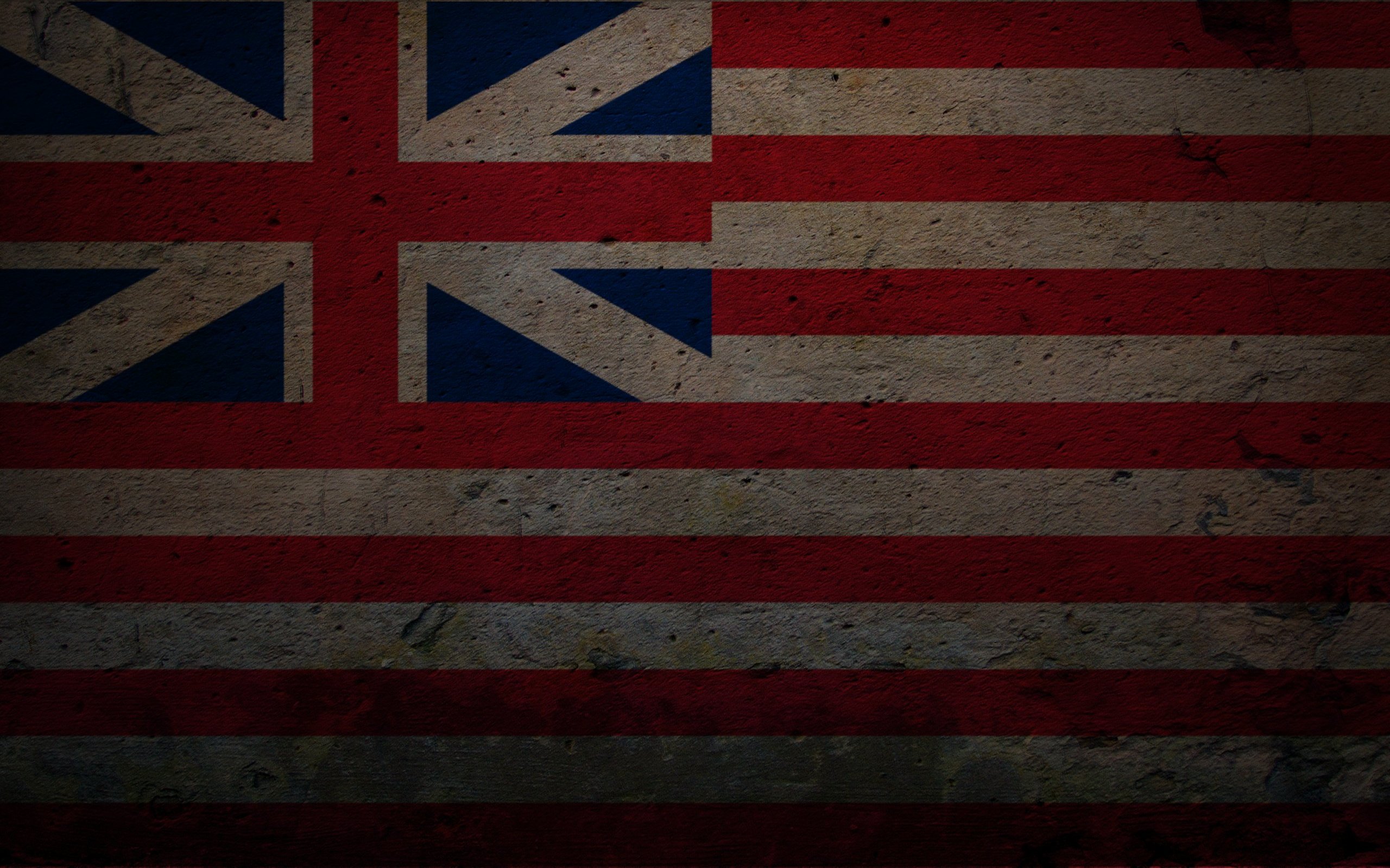 Flag American Flag USA Union Jack Simple Background Minimalism 2560x1600