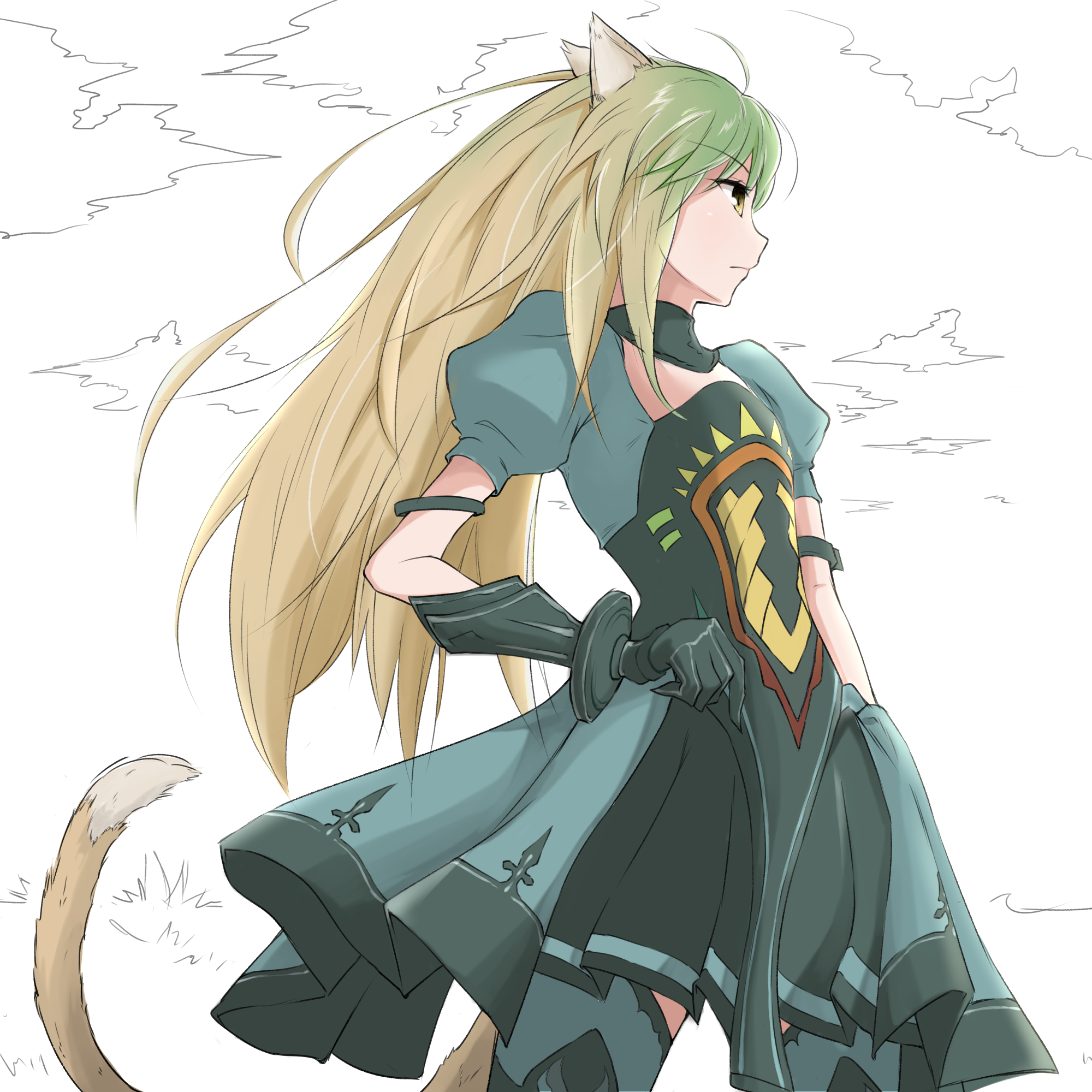 Anime Anime Girls Fate Series Fate Apocrypha Fate Grand Order Atalanta Fate Grand Order Long Hair Gr 2000x2000