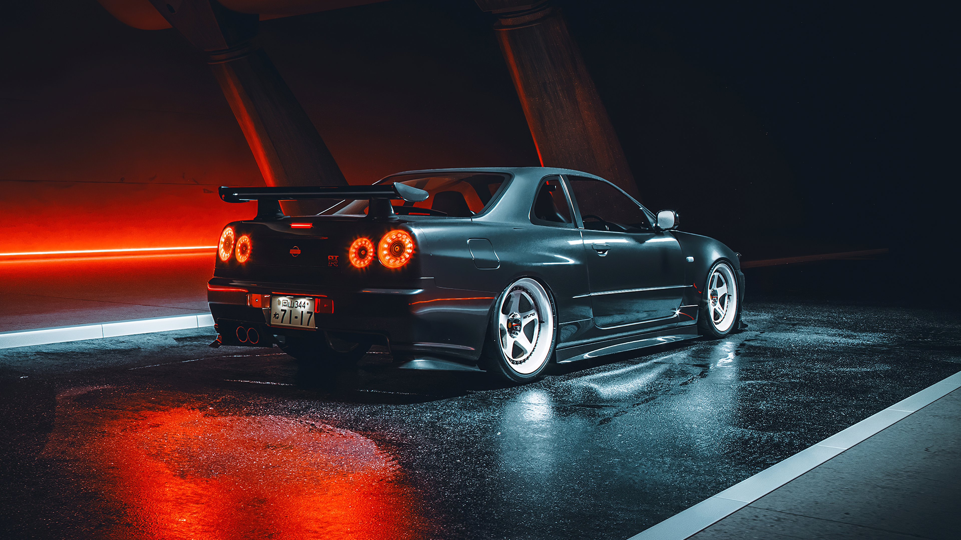 HD wallpaper drift Nissan GTR tuning Skyline R34 Need For Speed  game art  Wallpaper Flare