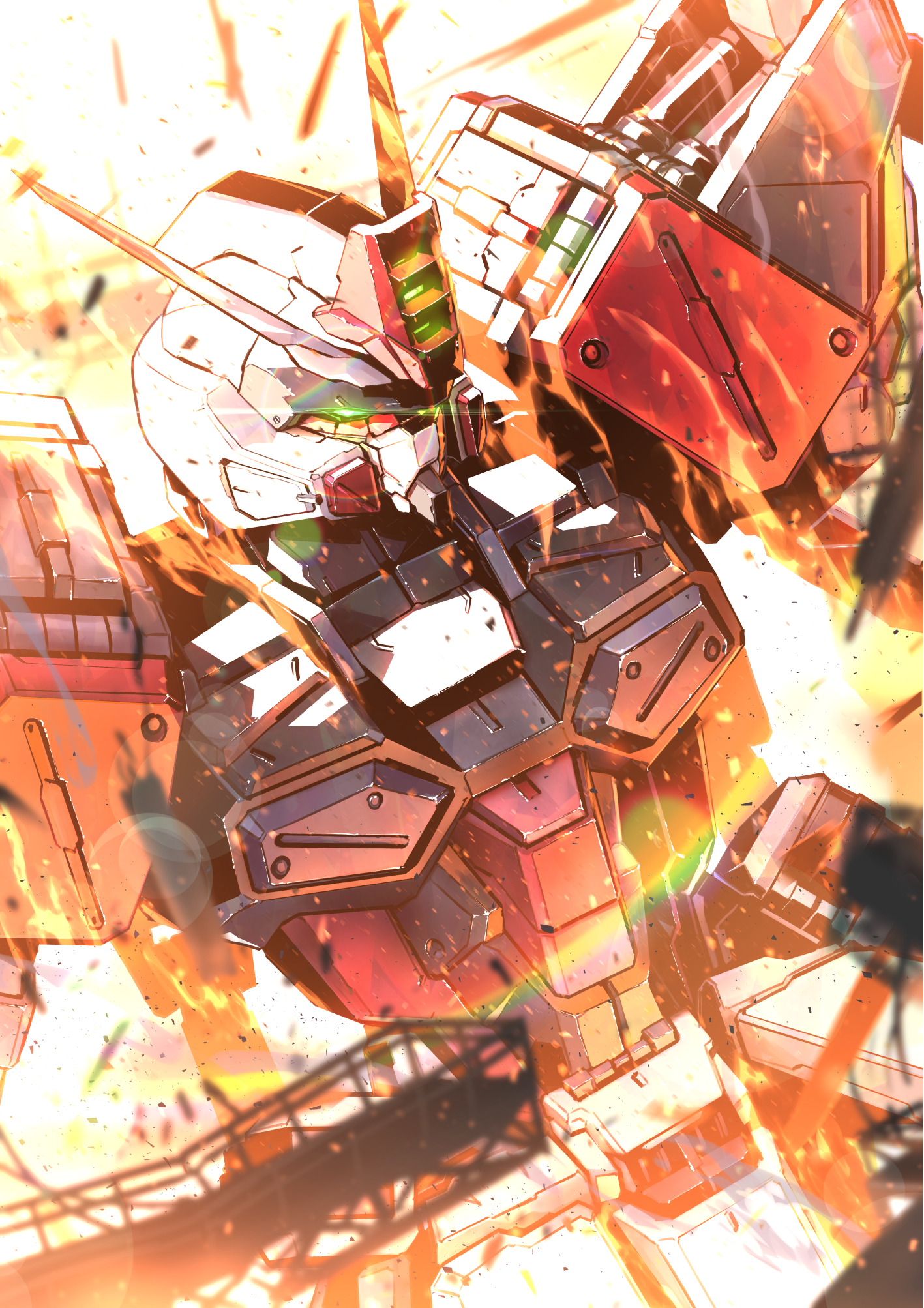 Anime Mechs Gundam Super Robot Taisen Mobile Suit Gundam SEED Buster Gundam Artwork Digital Art Fan  1417x2006