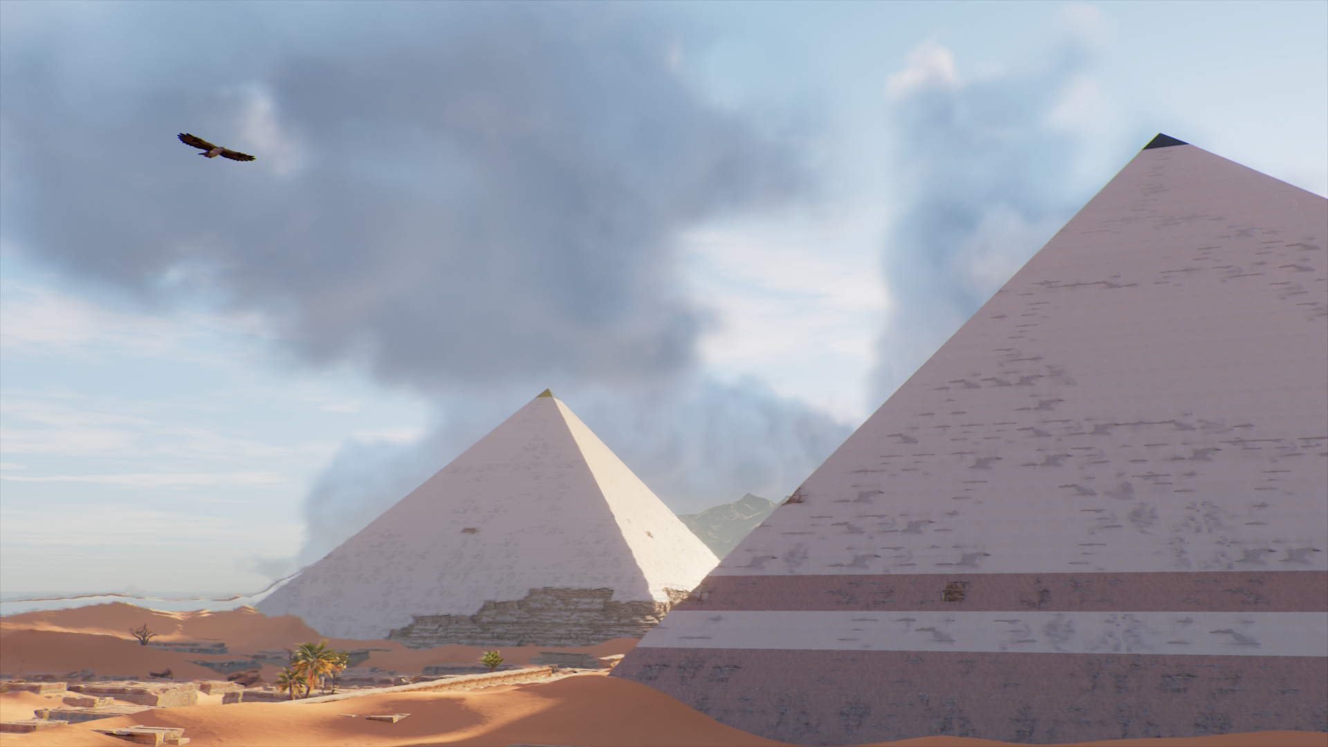 Assassin Creed Origins Egypt Video Games PC Gaming Desert Pyramids Of Giza Pyramid Assassins Creed U 1920x1080