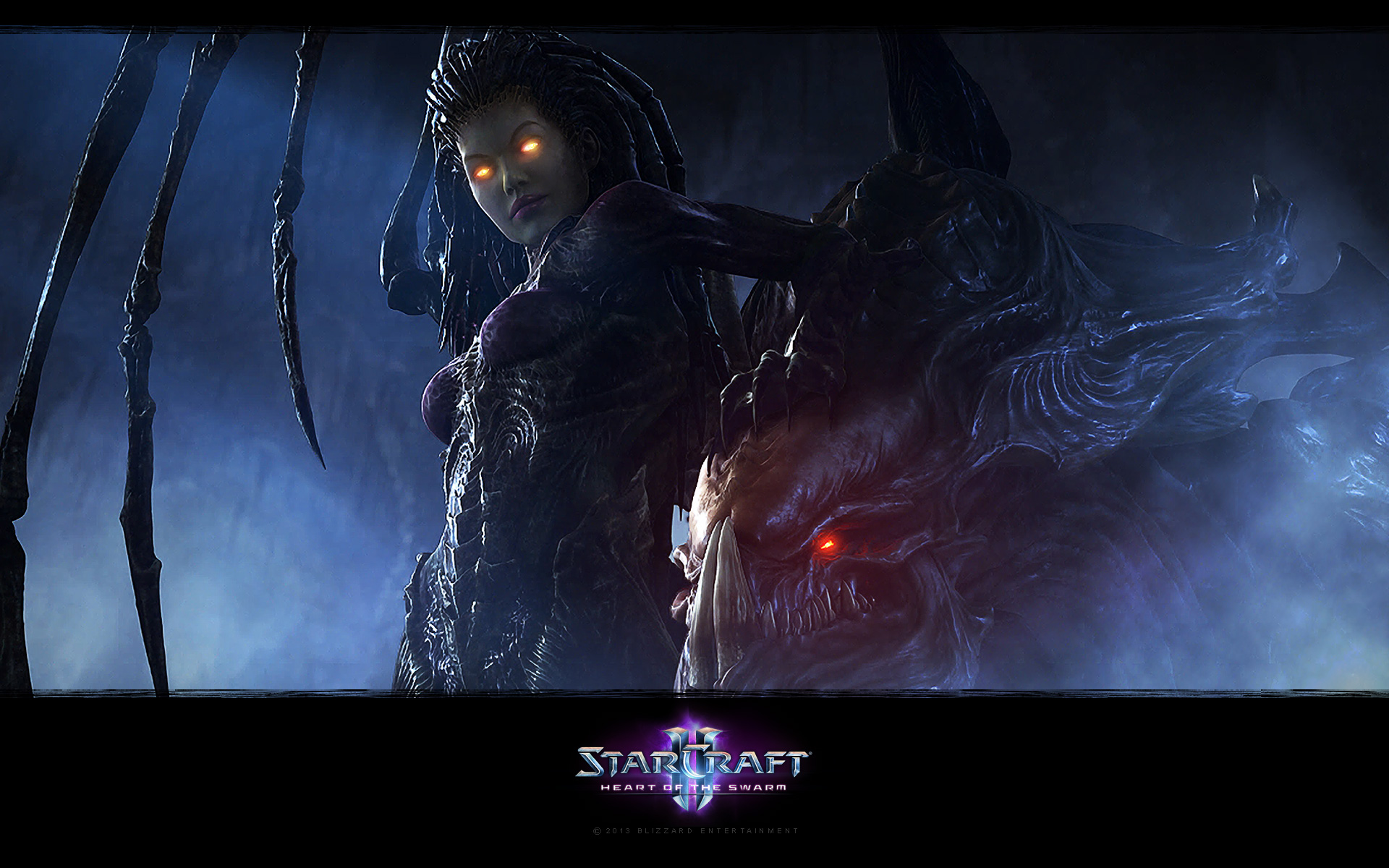 Starcraft Ii StarCraft Ii Heart Of The Swarm Zerg Video Games Video Game Art Video Game Characters V 1920x1200