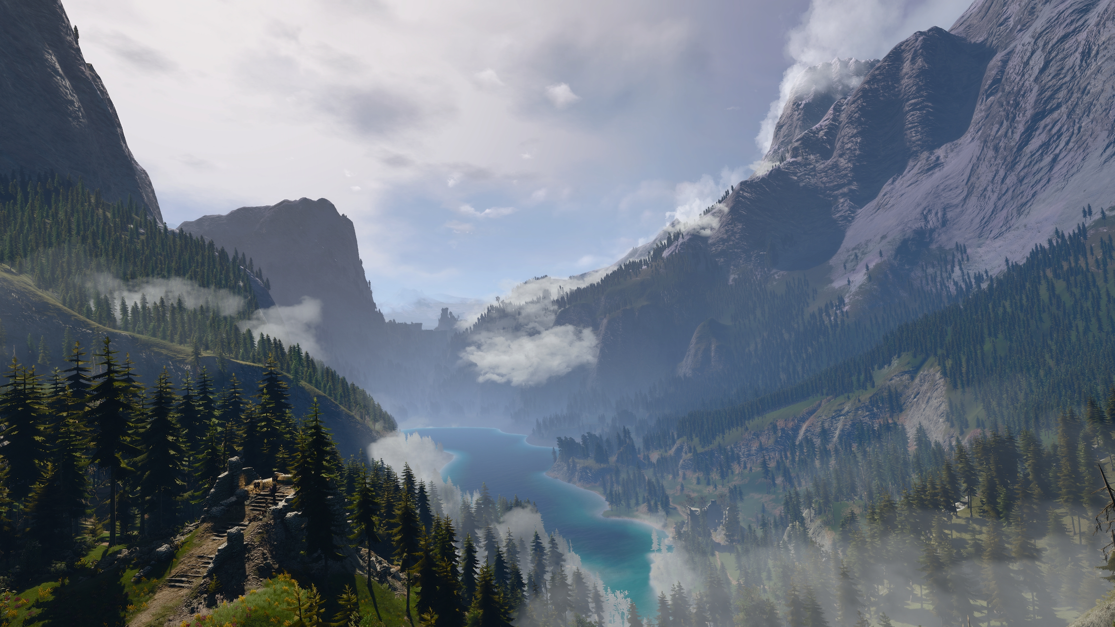 The Witcher 3 Wild Hunt Screen Shot PC Gaming Geralt Of Rivia Kaer Morhen The Witcher 3840x2160