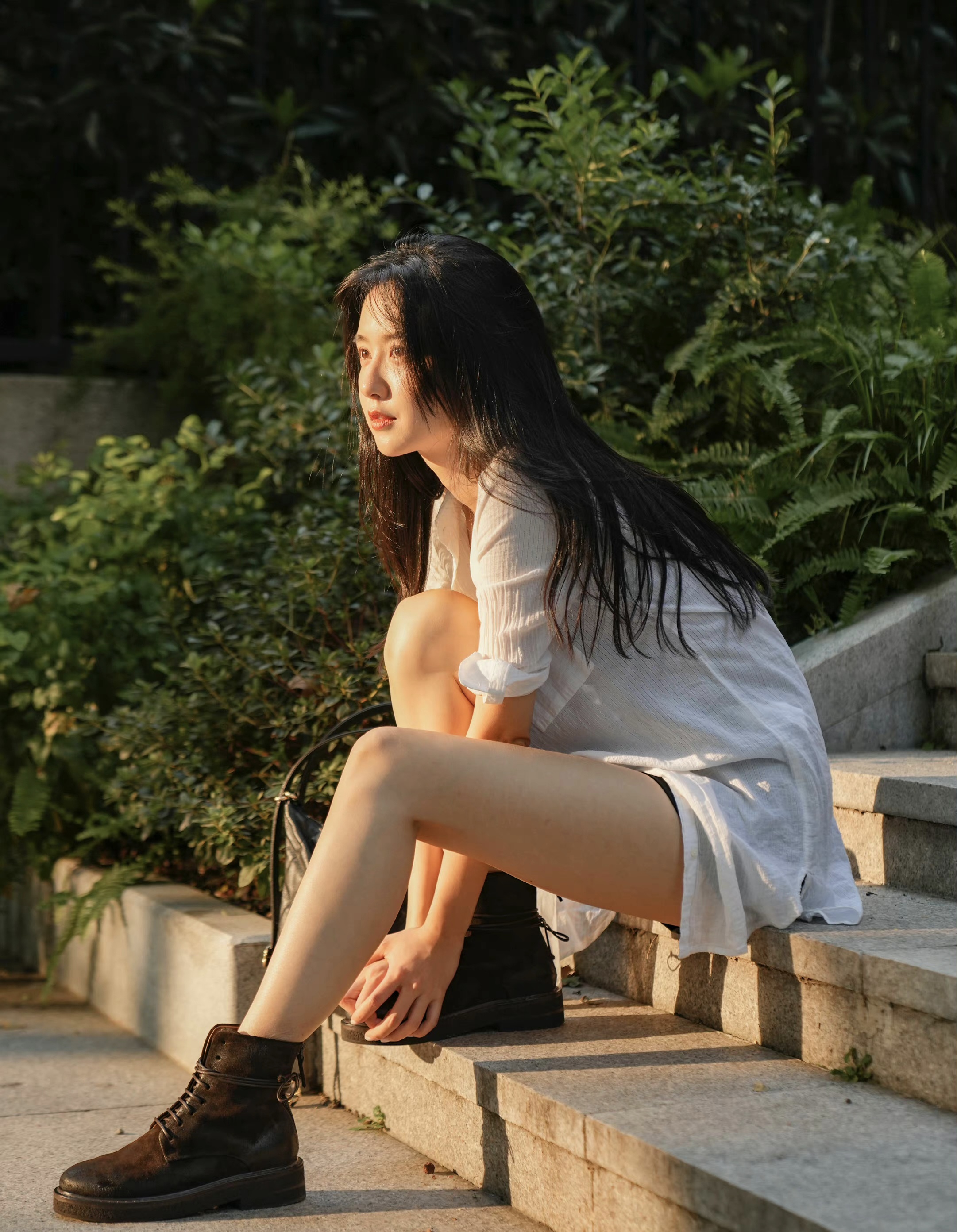 Women Asian White Clothing Boots 2162x2784