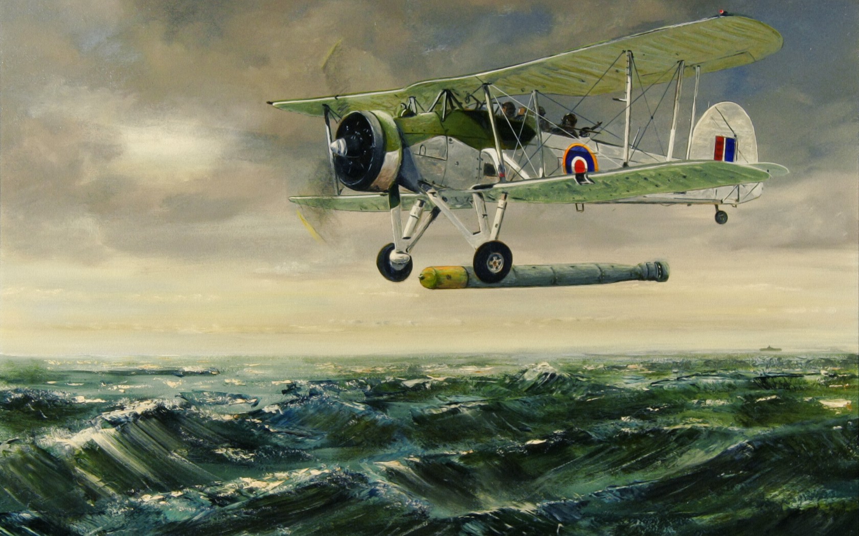World War Ii Aircraft Airplane Military Military Aircraft Biplane Royal Navy UK Torpedo Bomber Faire 1680x1050