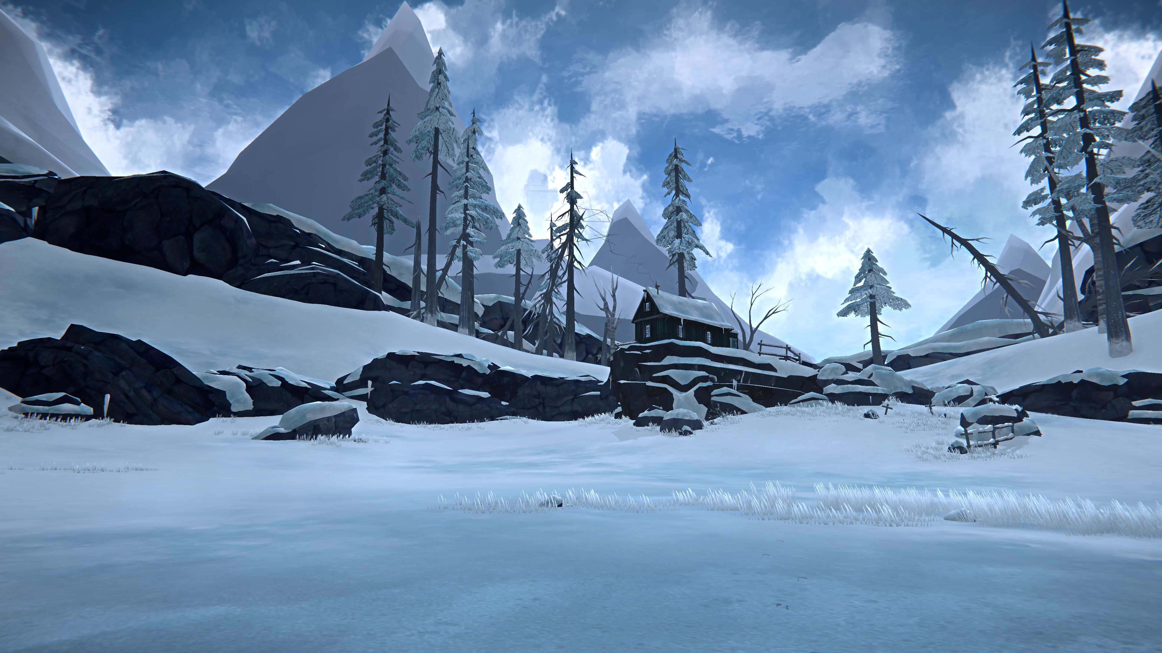 Video Game Landscape Video Games Screen Shot The Long Dark Snow PC Gaming Survival Nature Video Game 3840x2160