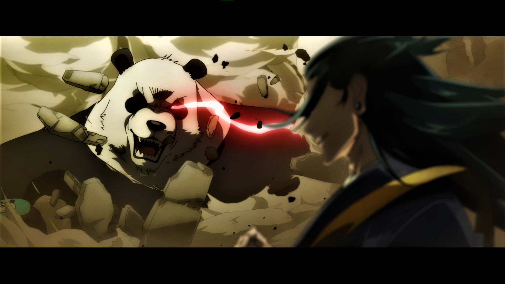 Jujutsu Kaisen Panda Suguru Geto Glowing Eyes Earring Angry Smoke Anime Anime Screenshot Anime Boys 1920x1080
