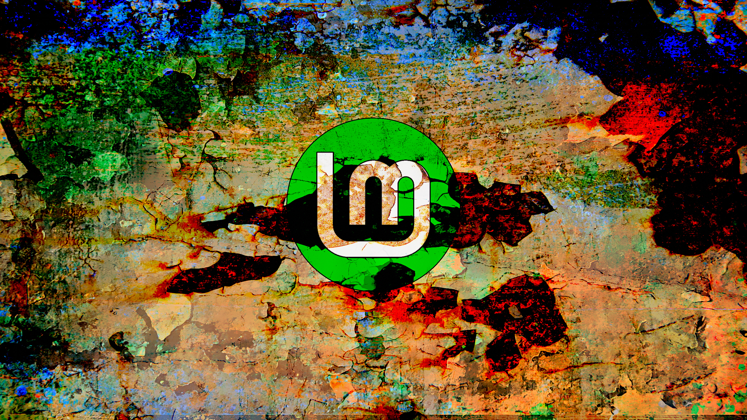 Linux Linux Mint Abstract Logo 2560x1440
