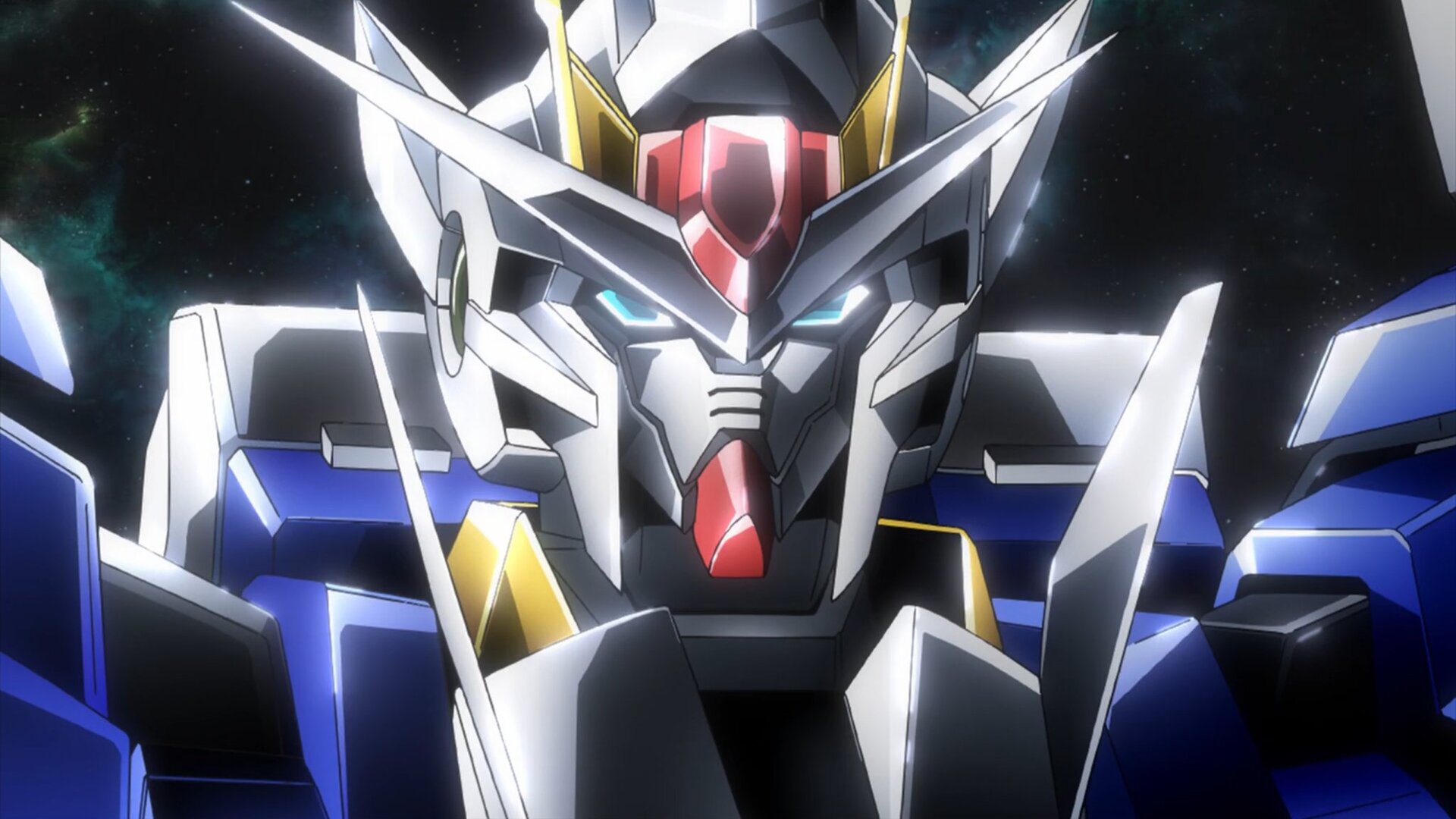 Anime Anime Screenshot Mechs Gundam 00 Raiser Mobile Suit Gundam 00 Artwork Digital Art 1920x1080