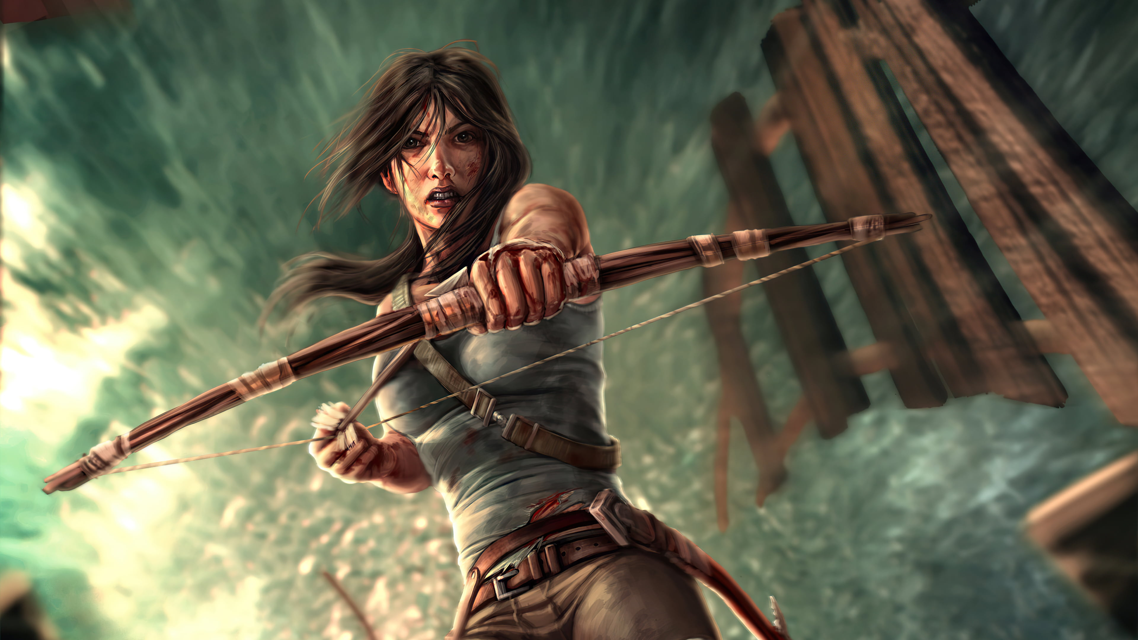 Video Games Tomb Raider Lara Croft Tomb Raider Tomb Raider 2013 3840x2160