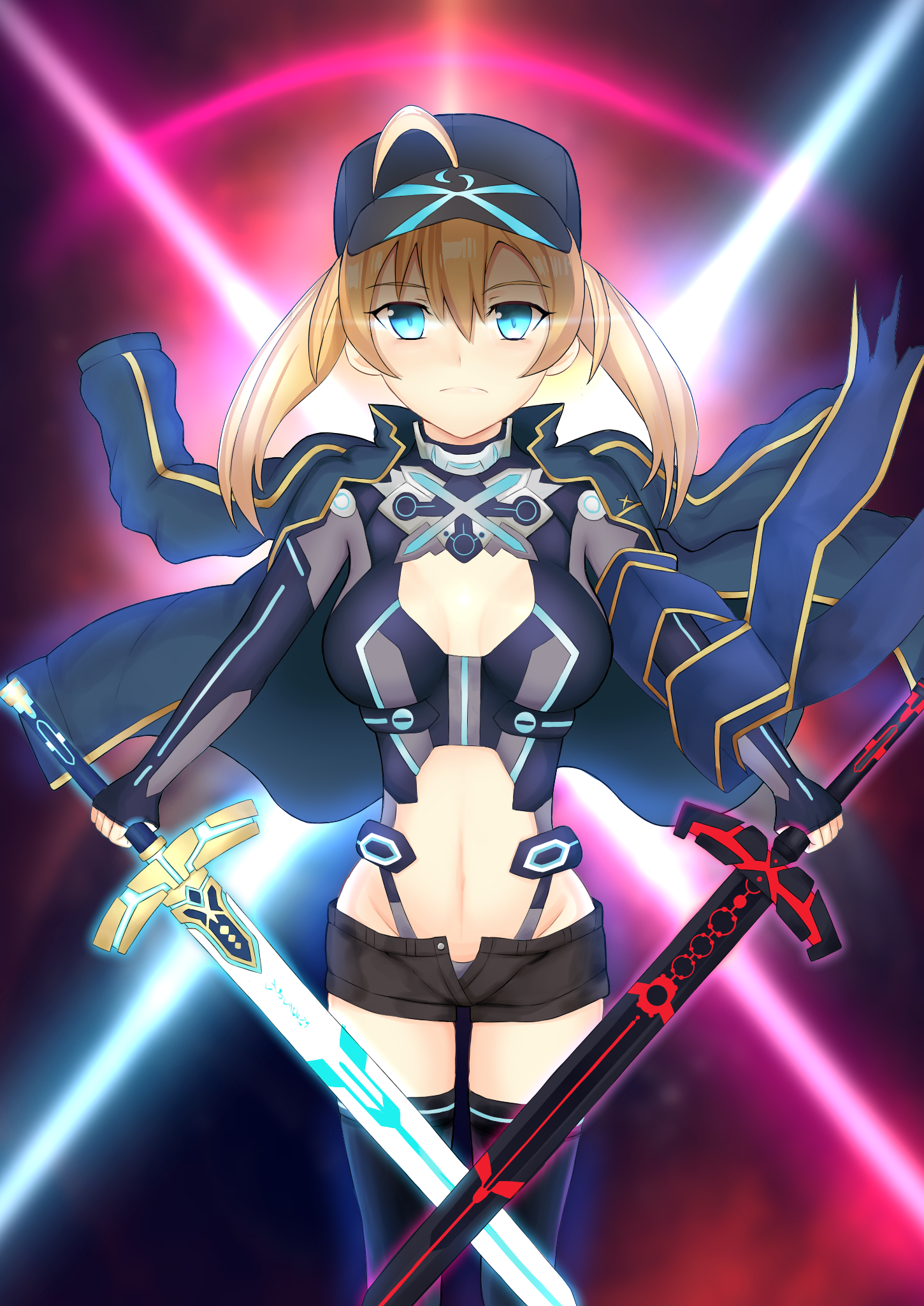 Anime Anime Girls Fate Series Fate Grand Order Mysterious Heroine X Fate Grand Order Ponytail Blonde 1450x2048