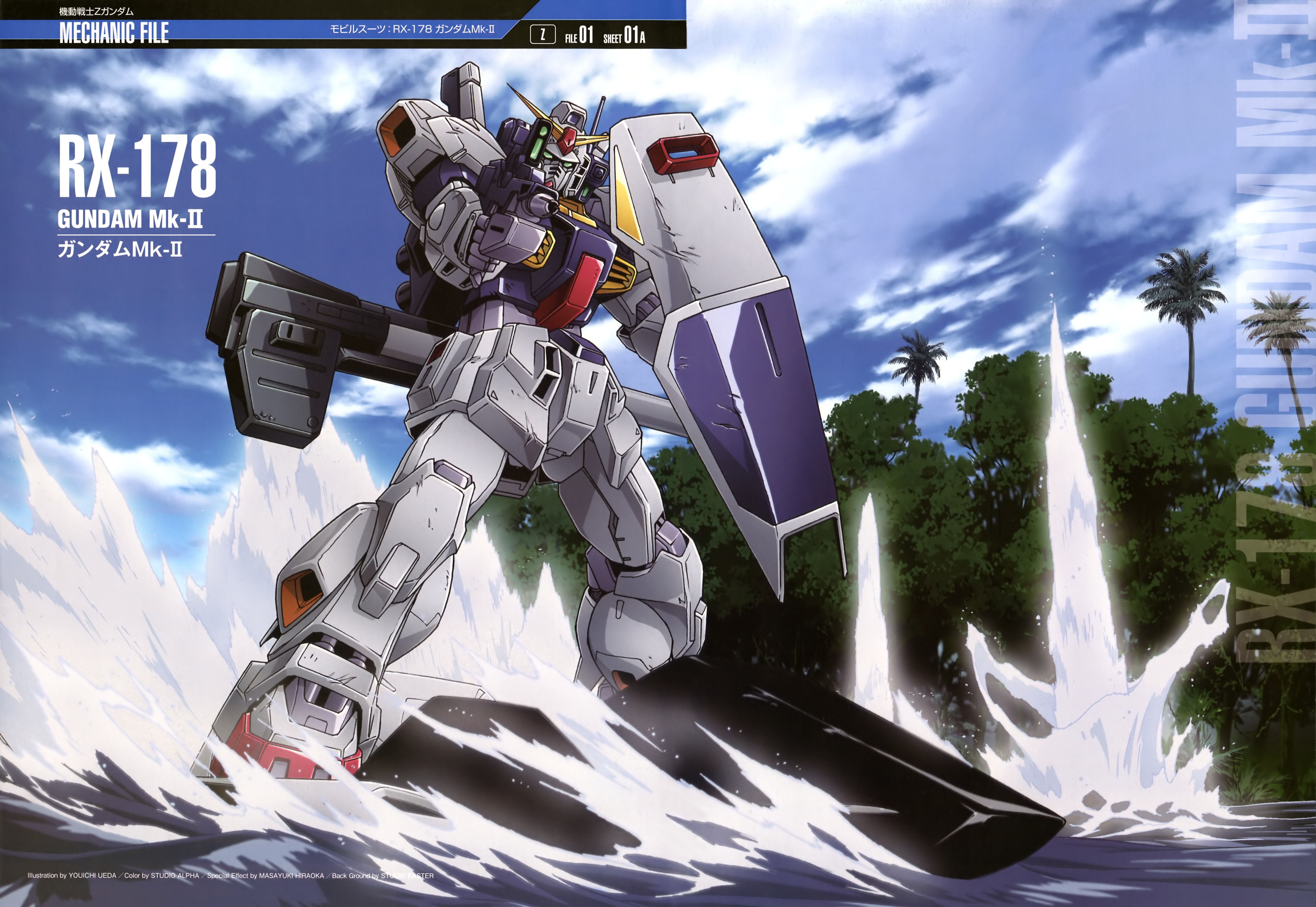 Anime Mechs Super Robot Taisen Gundam Mk Ii Gundam Mobile Suit Zeta Gundam Artwork Digital Art 5692x3922